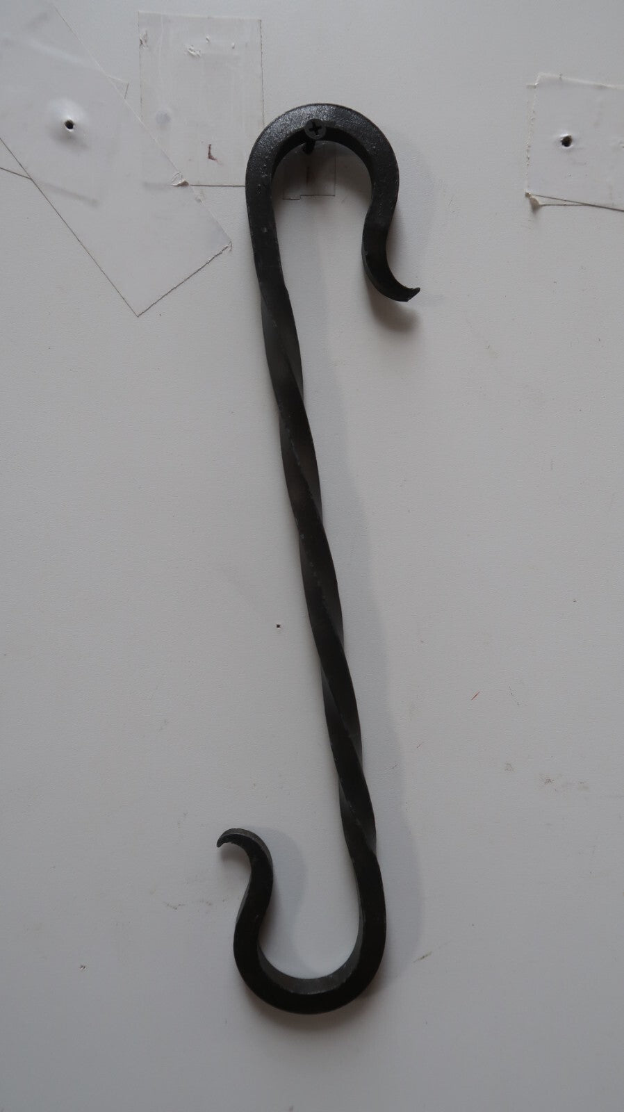 Hand Forged 13.75" Iron S Hook Vintage