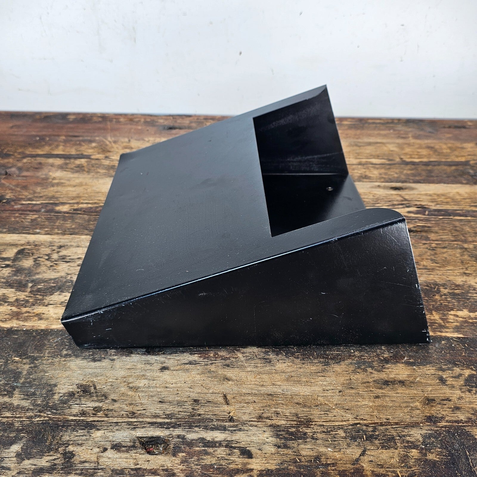 Vintage Wall-Mounted Steel File Holder