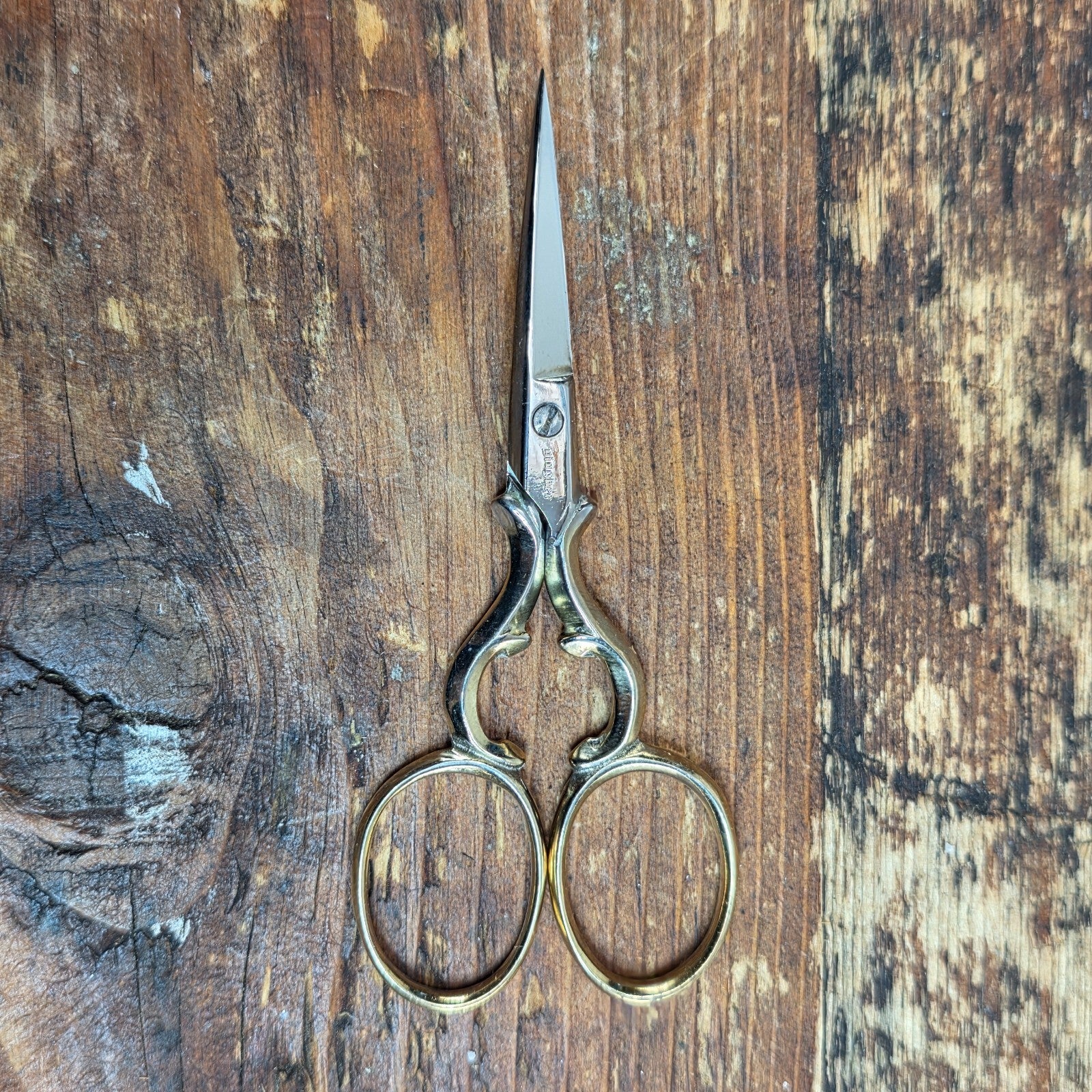 Gingher Collector Series Embroidery Scissors G-CS-2 w/ Leather Sheath Germany