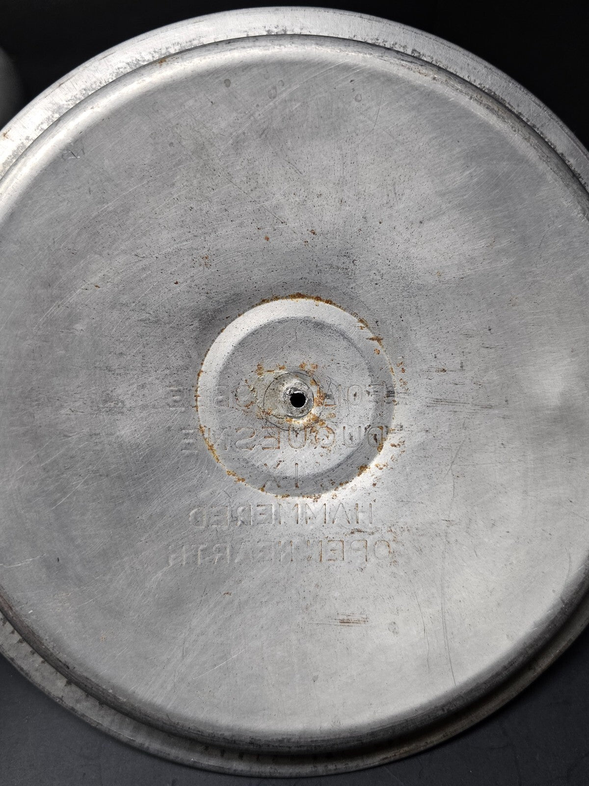 Antique Steel Bed Pan With Hinged Lid Made By Duquesne Works ?