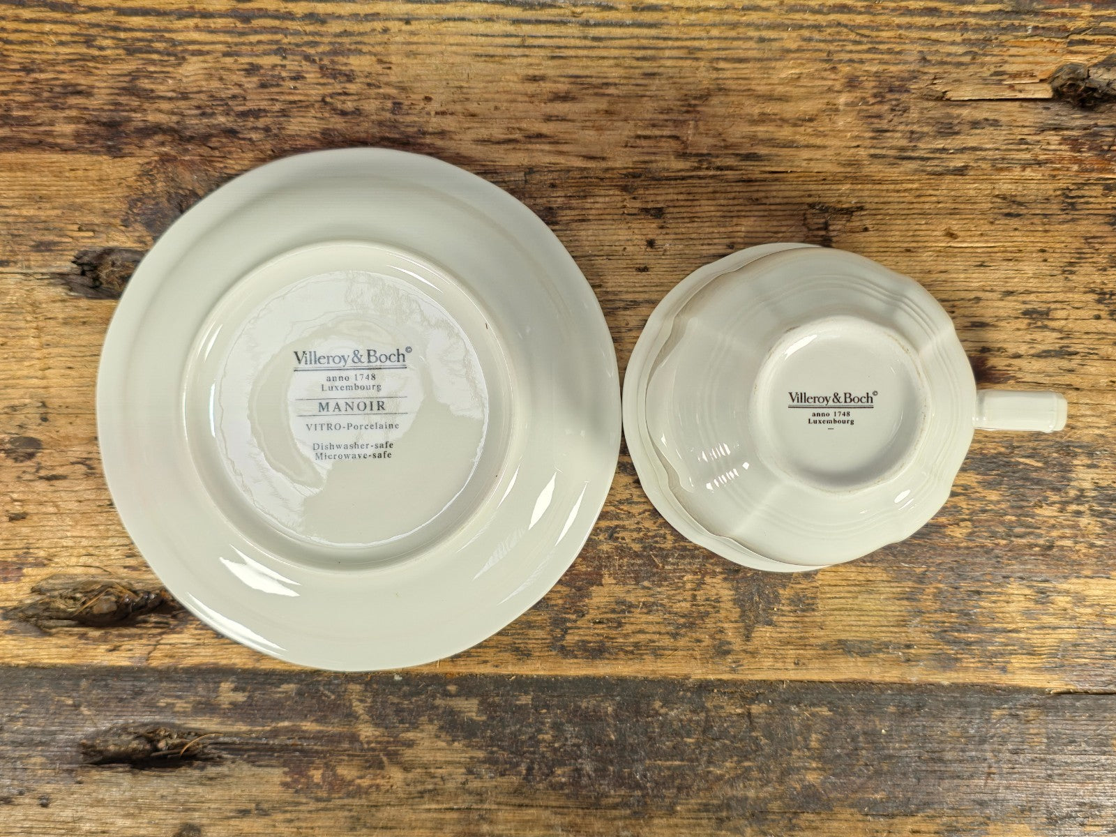Villeroy & Boch Manoir Flat Cup & Saucer