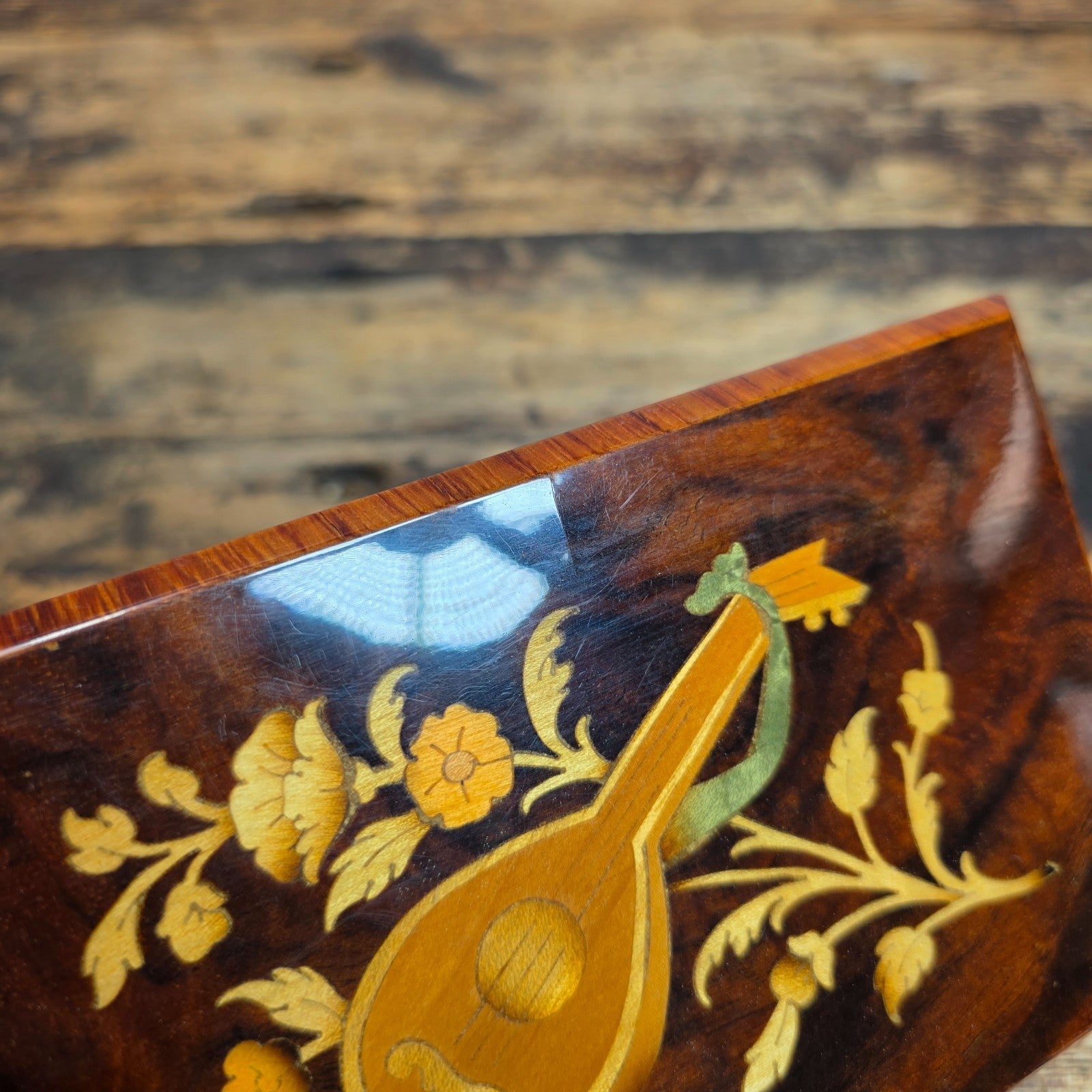 Vintage Reuge Inlaid Music Box – Chopin “Tristesse” / Slide Switch Mechanism