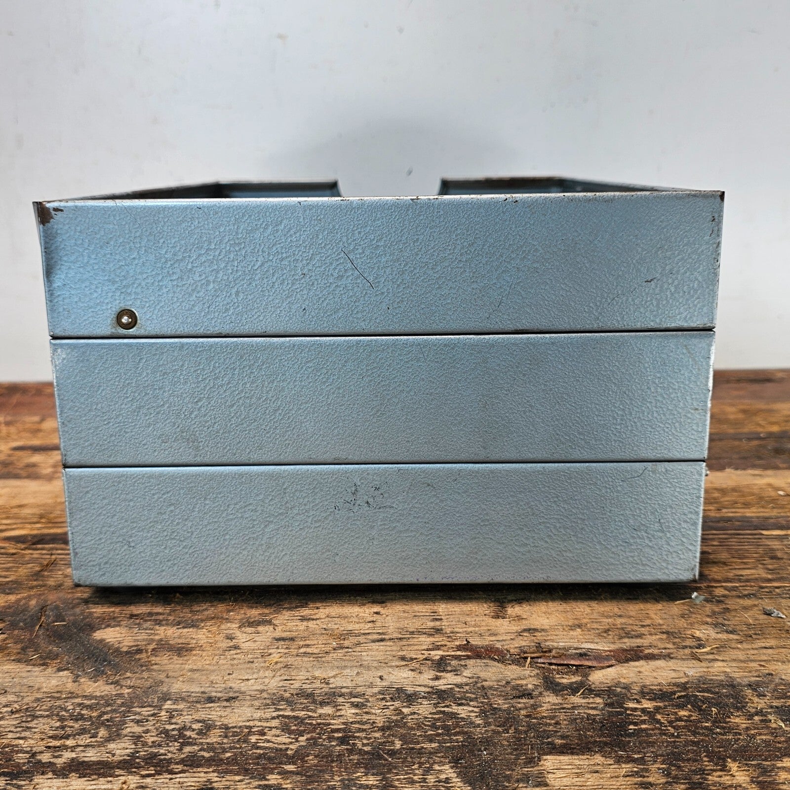Vintage CARL 3-Tier Steel Letter Tray Made In Japan