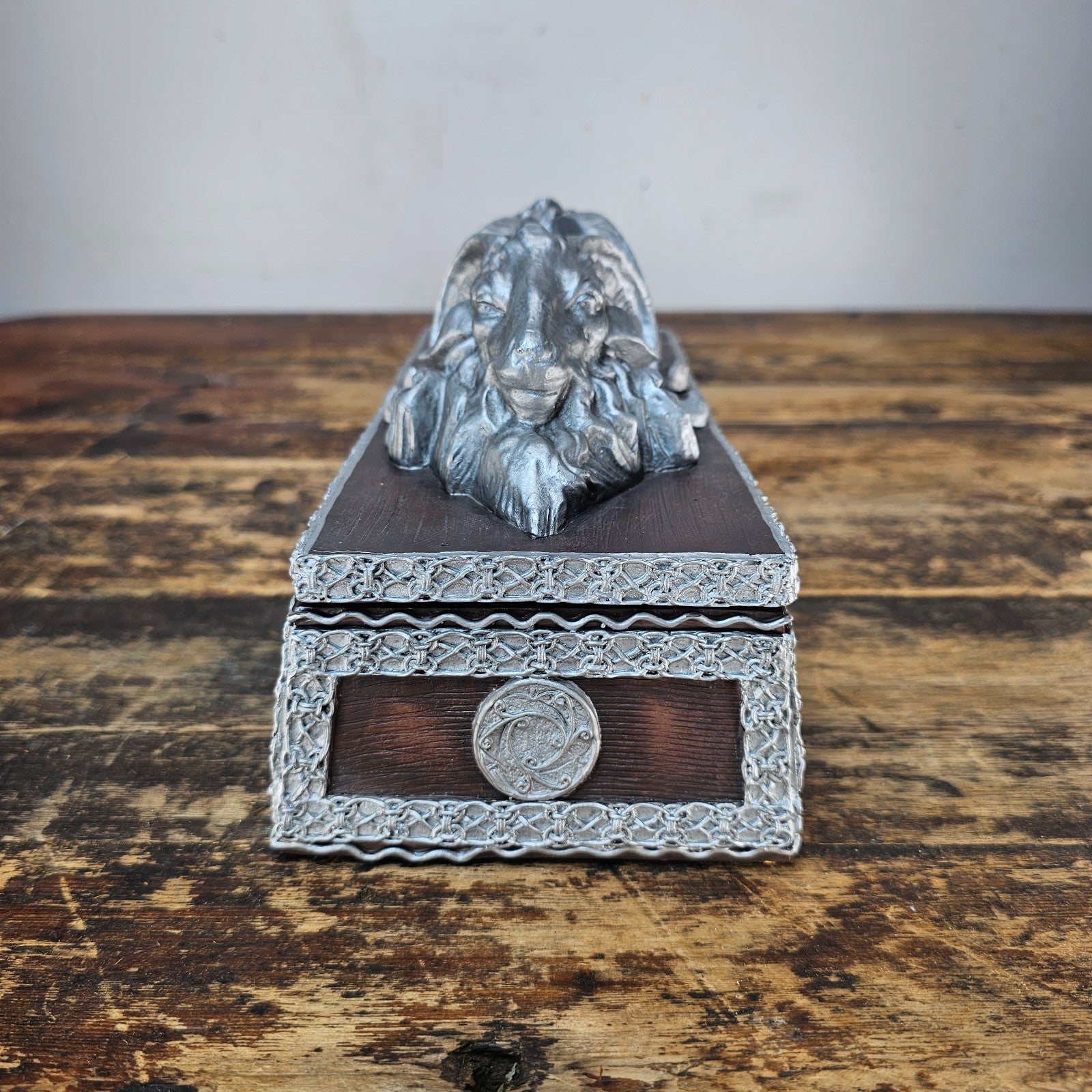 Rare 2001 "Aries Ram" Gothic Trinket Box by Raven's Flight