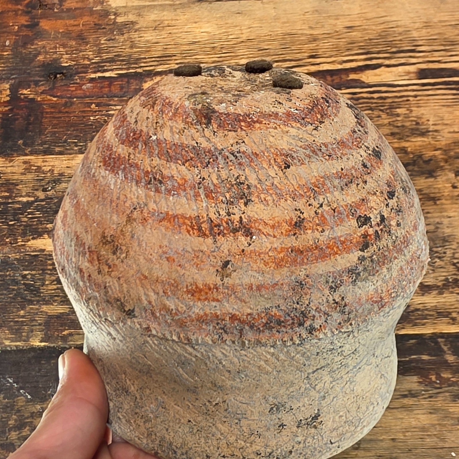 Ancient-Style Red Painted Jar with Cord Impressions East to Central Asian Style
