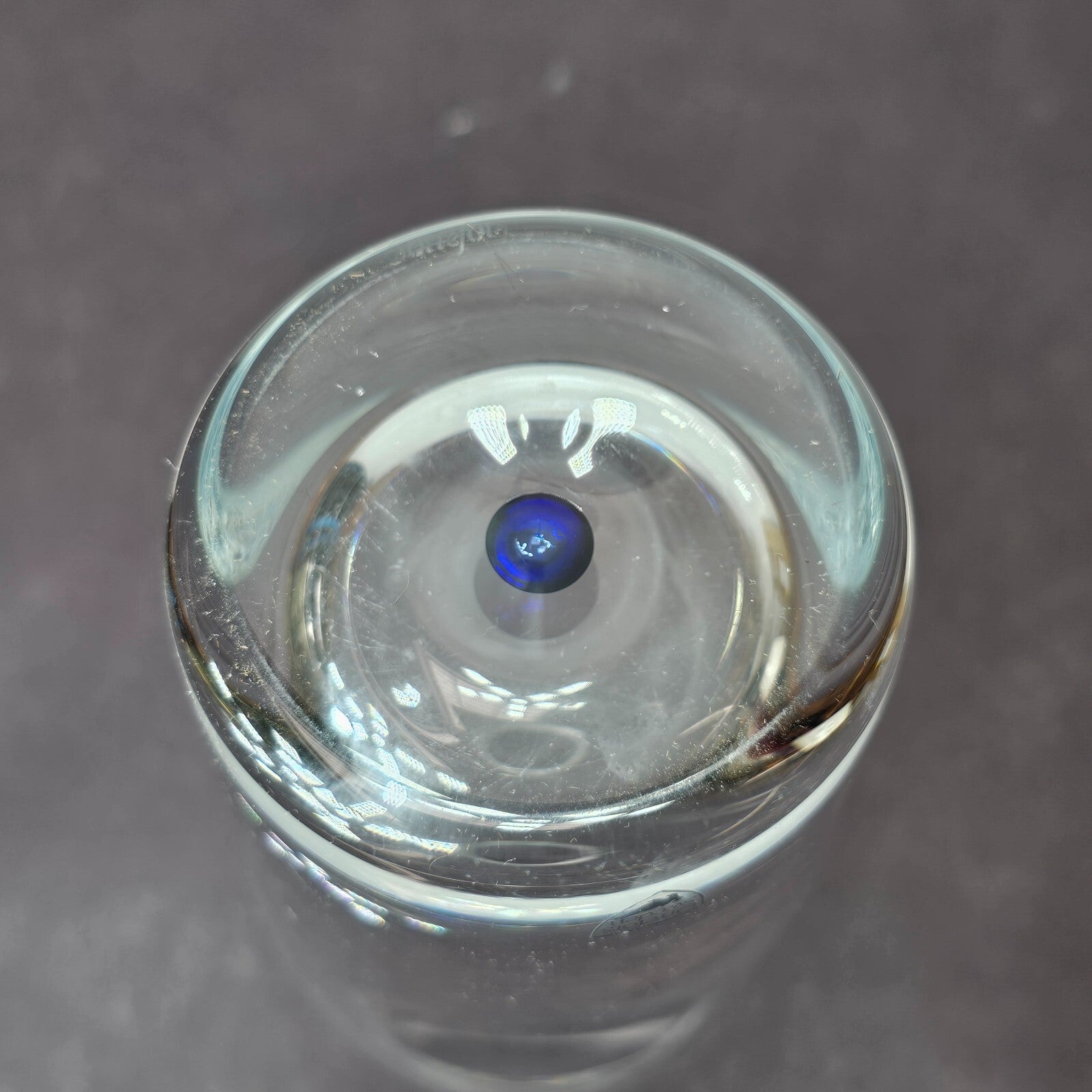 Orrefors Sweden Intermezzo Blue Wine Carafe by Erika Lagerbielke
