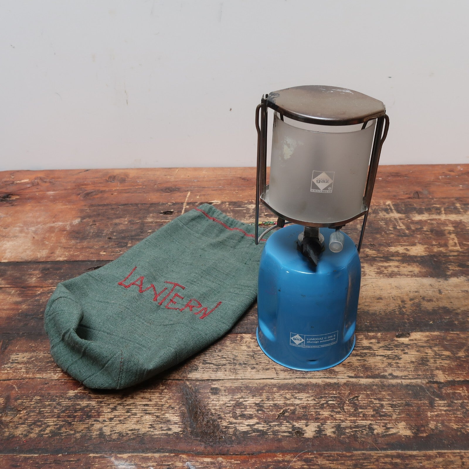 LUMOGAZ C 200 S Butane Camping Gaz Lantern France Vintage