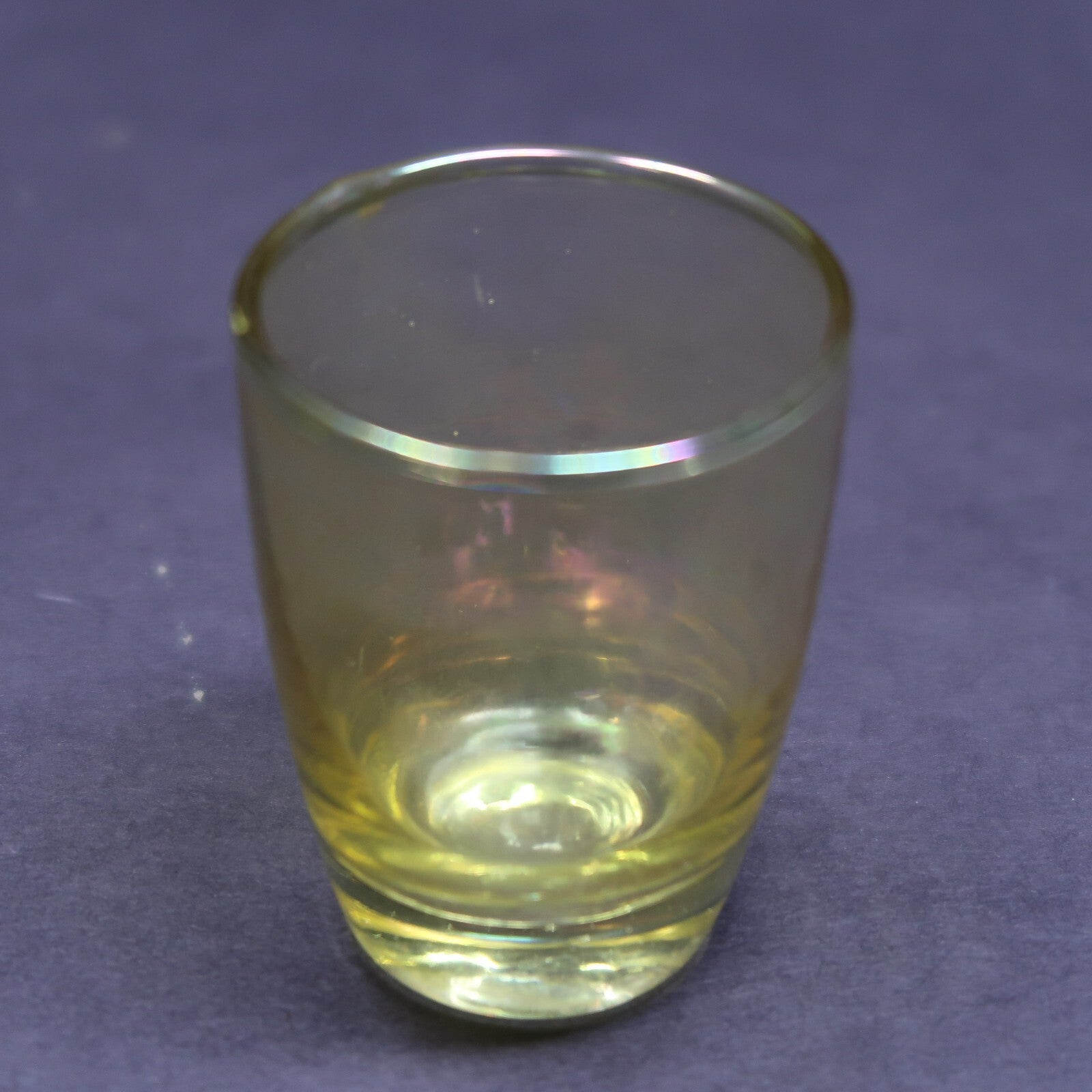 Carnival Glass Shot Glass H 2"