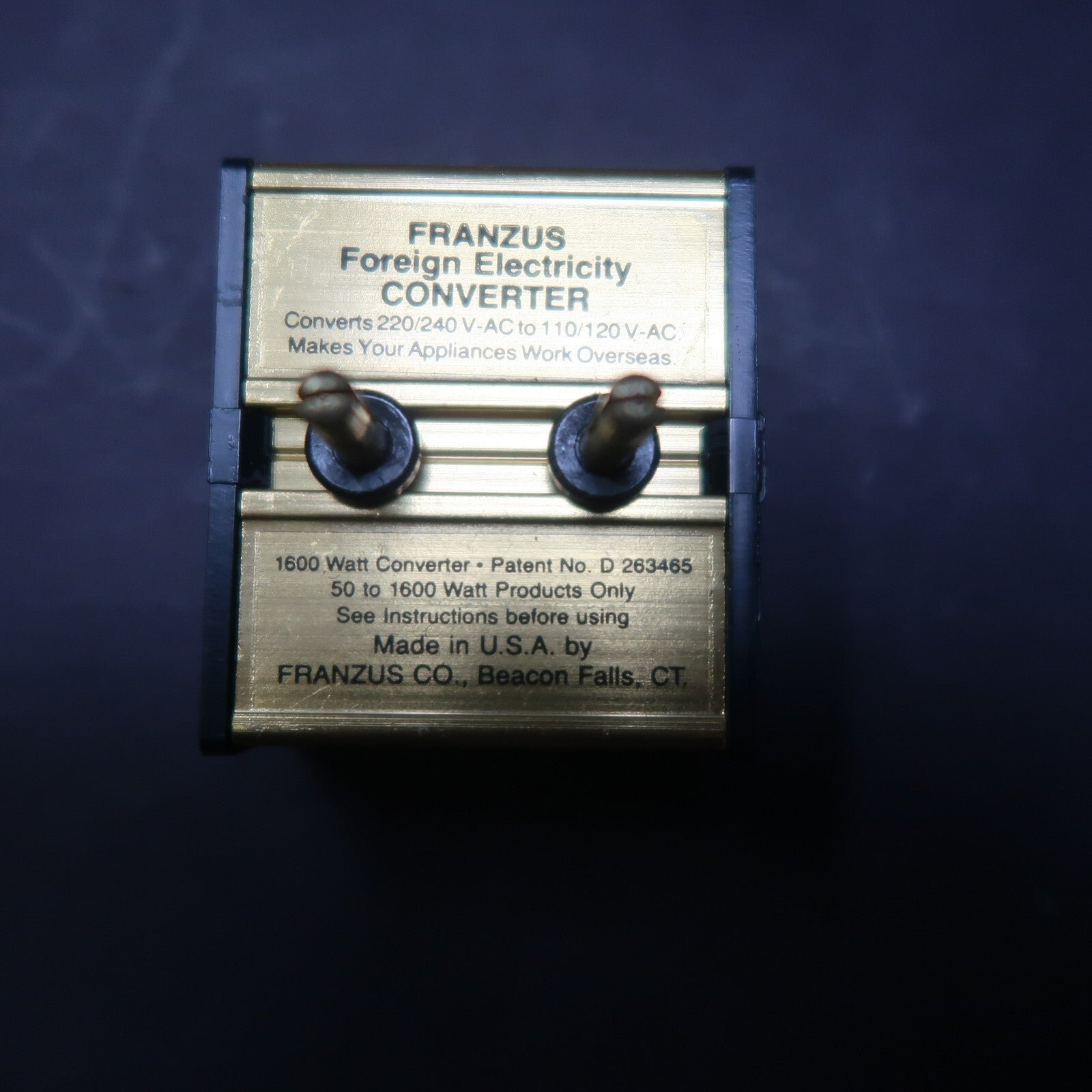 Franzus Deluxe Foreign Electricity Converter Kit Model TK-16
