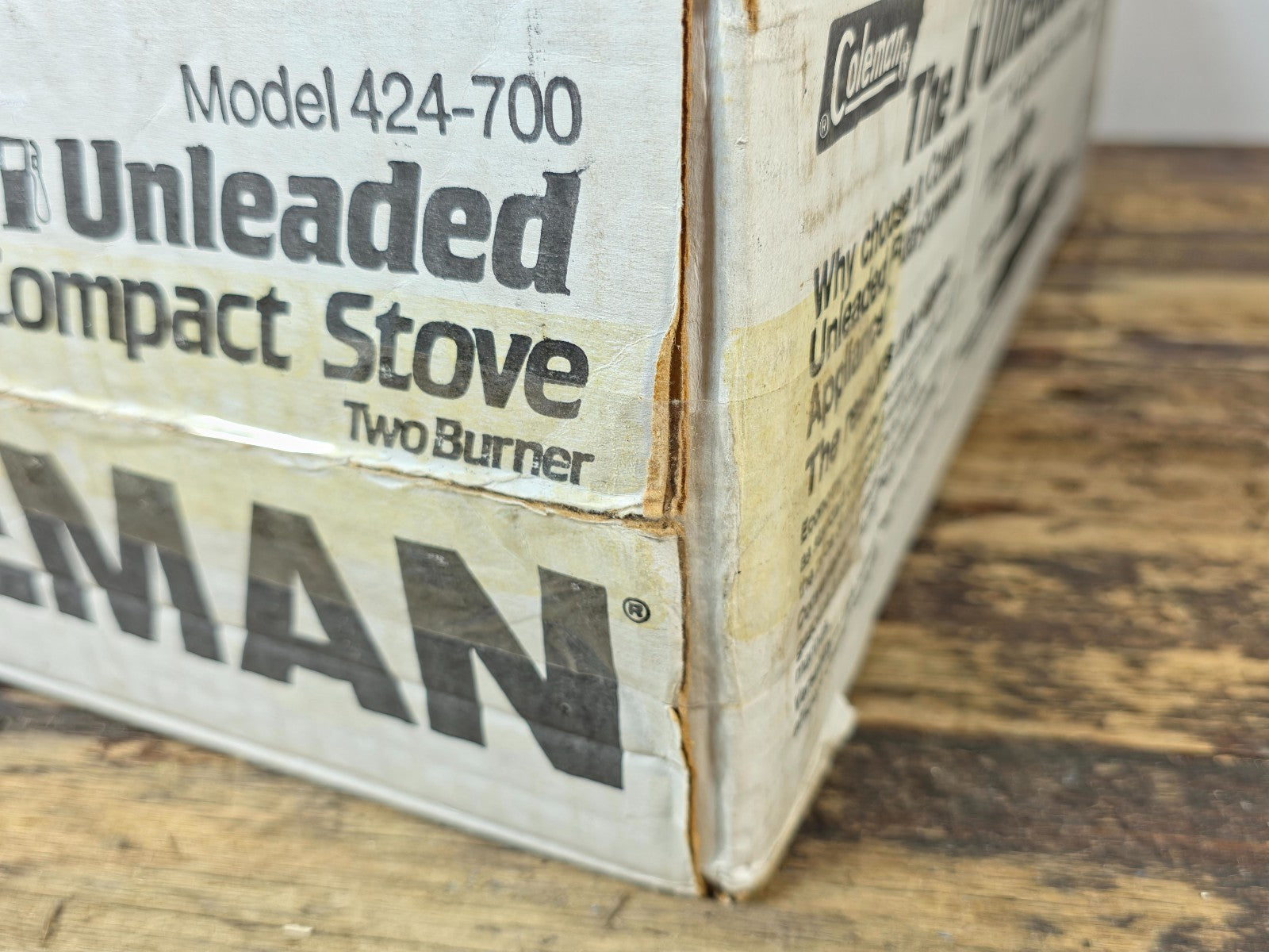 Coleman Dual Fuel 2-Burner Stove 424-700 – New Old Stock Never Opened
