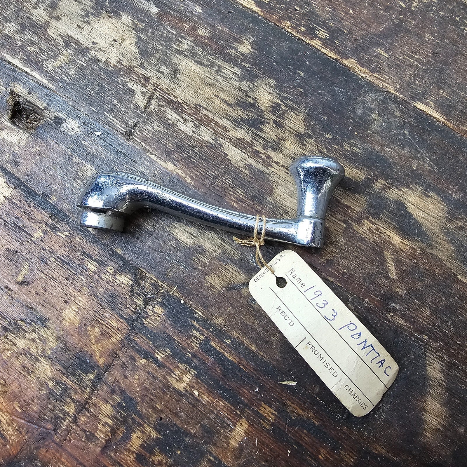 1933 Pontiac GM Original Window Crank Antique