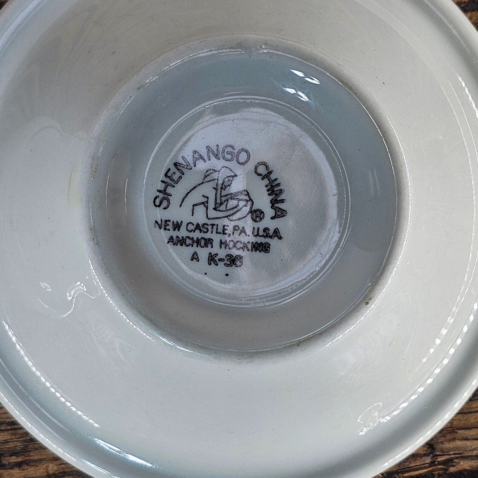 Set of 2 Vintage Shenango China K-38 Dessert Bowl 4.75" x 1.5"