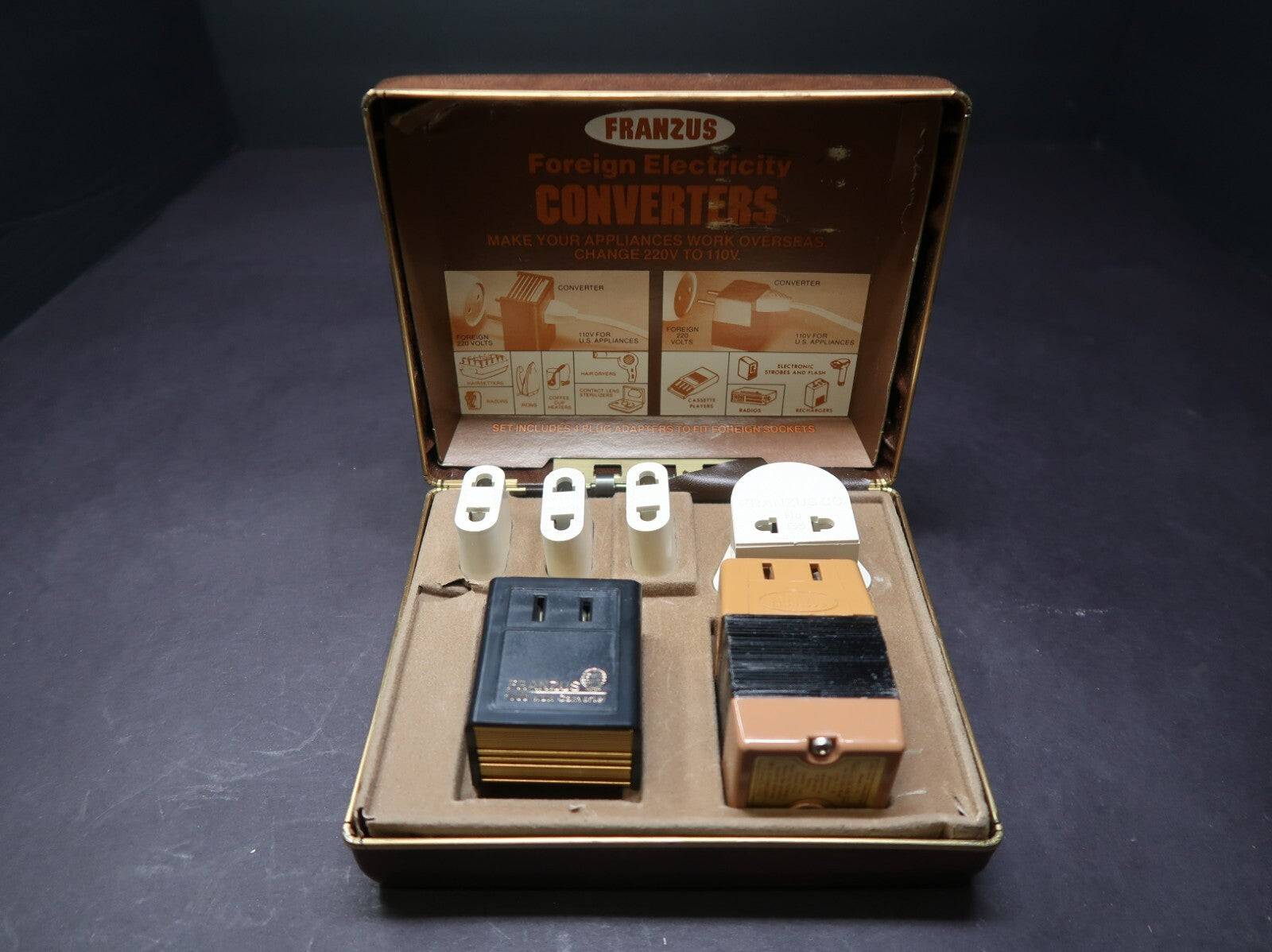 Franzus Deluxe Foreign Electricity Converter Kit Model TK-16
