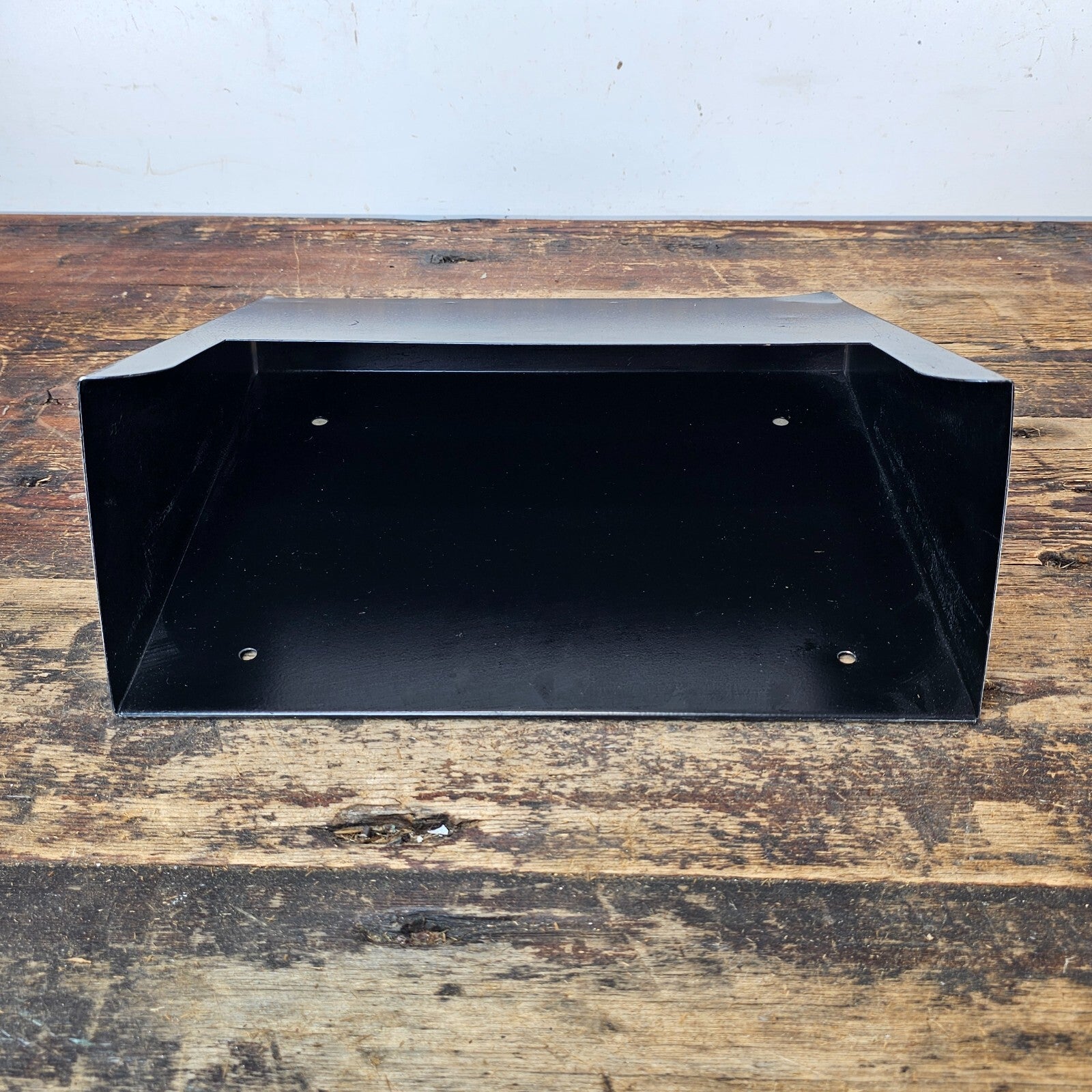 Vintage Wall-Mounted Steel File Holder