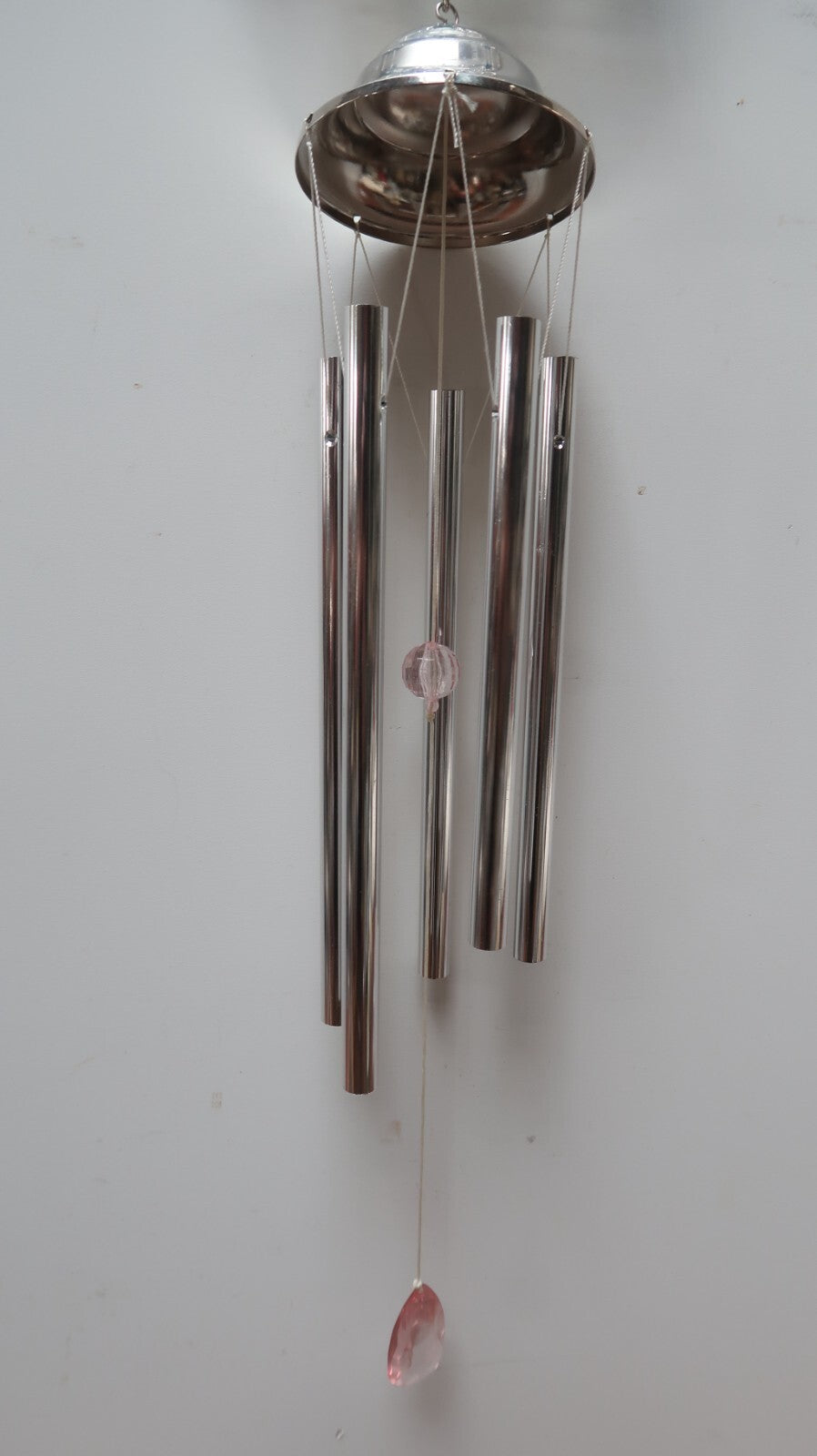 Stained Glass Metal Wind Chime L19"