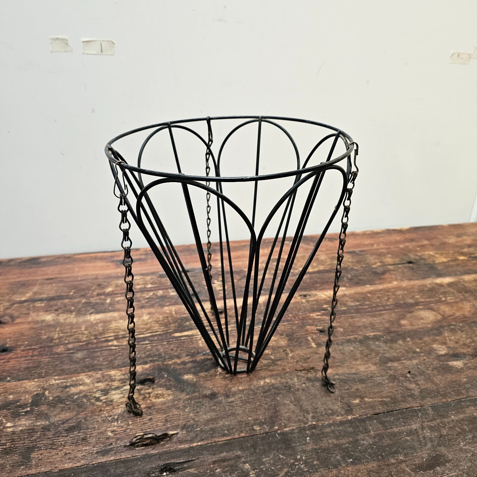 Black Wire Hanging Basket Planter