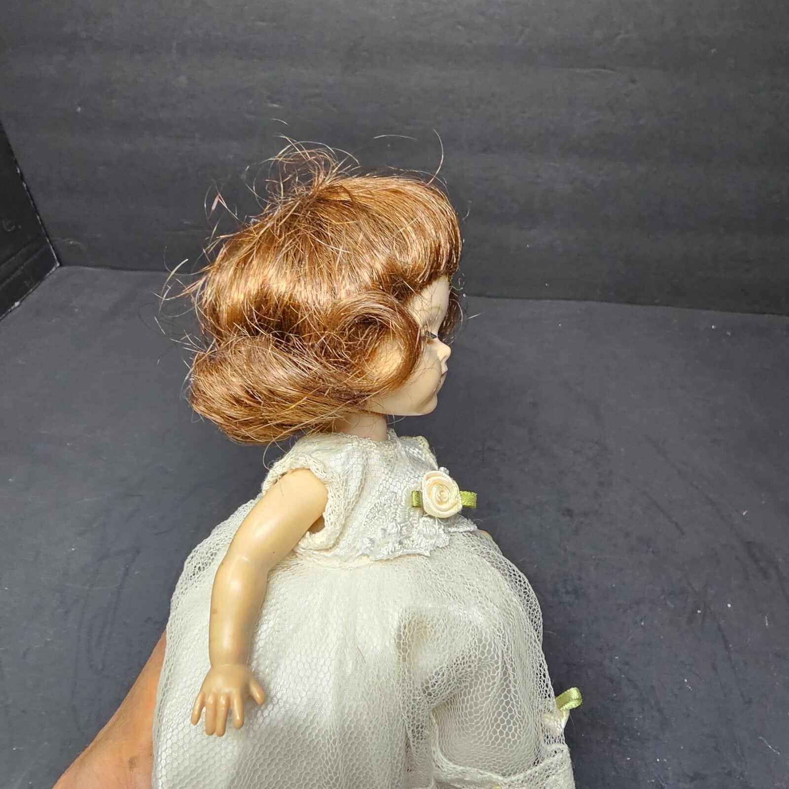 Vogue Ginny Bride Doll 8" Straight Leg Walker 1950's Made In USA