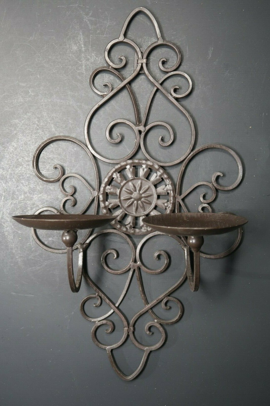 Metal Candle Holder Wall Sconces W 10" x D 6" x H 18"