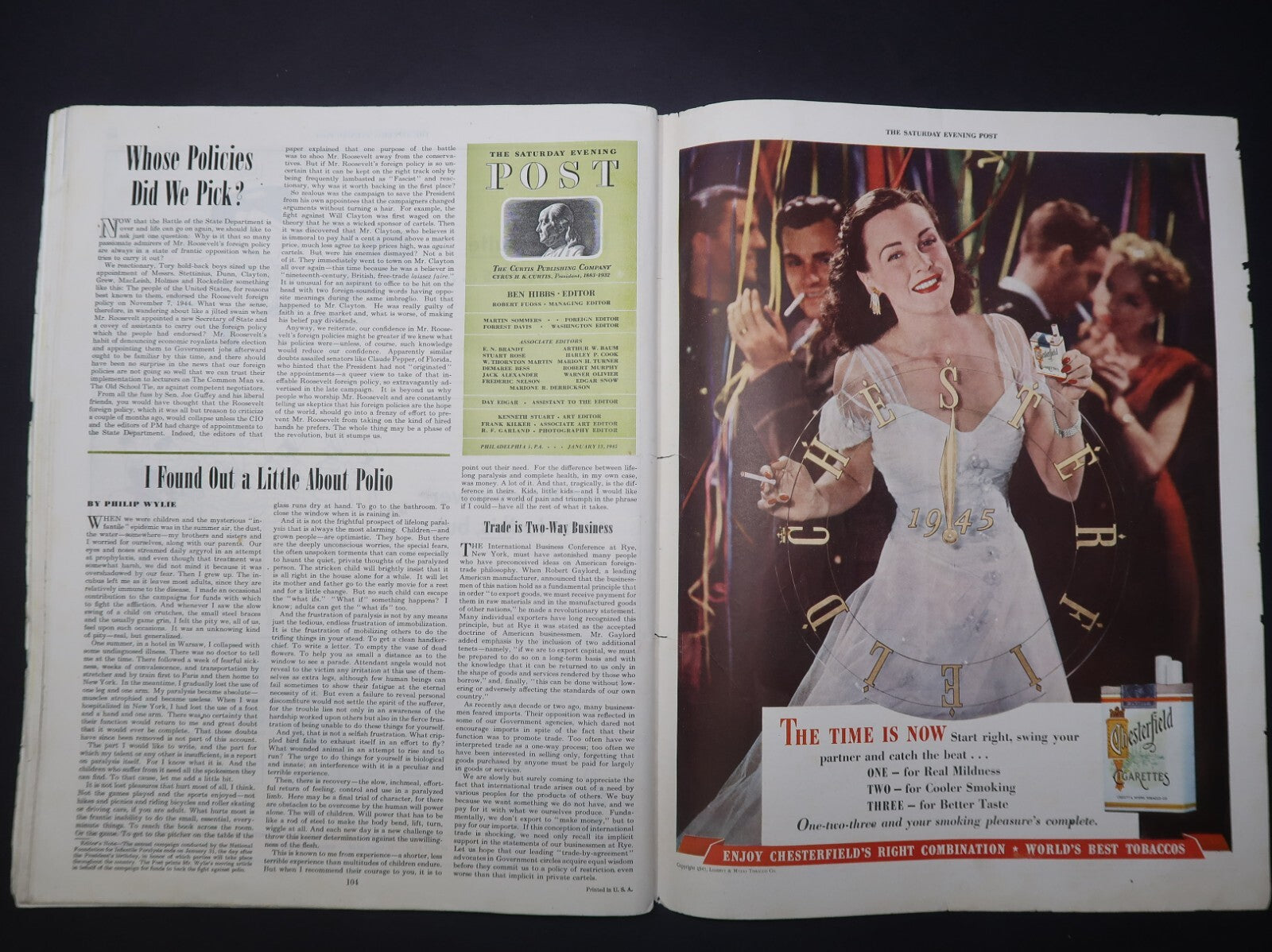 Saturday Evening Post Magazine 1945 January 13 Stevan Dohanos