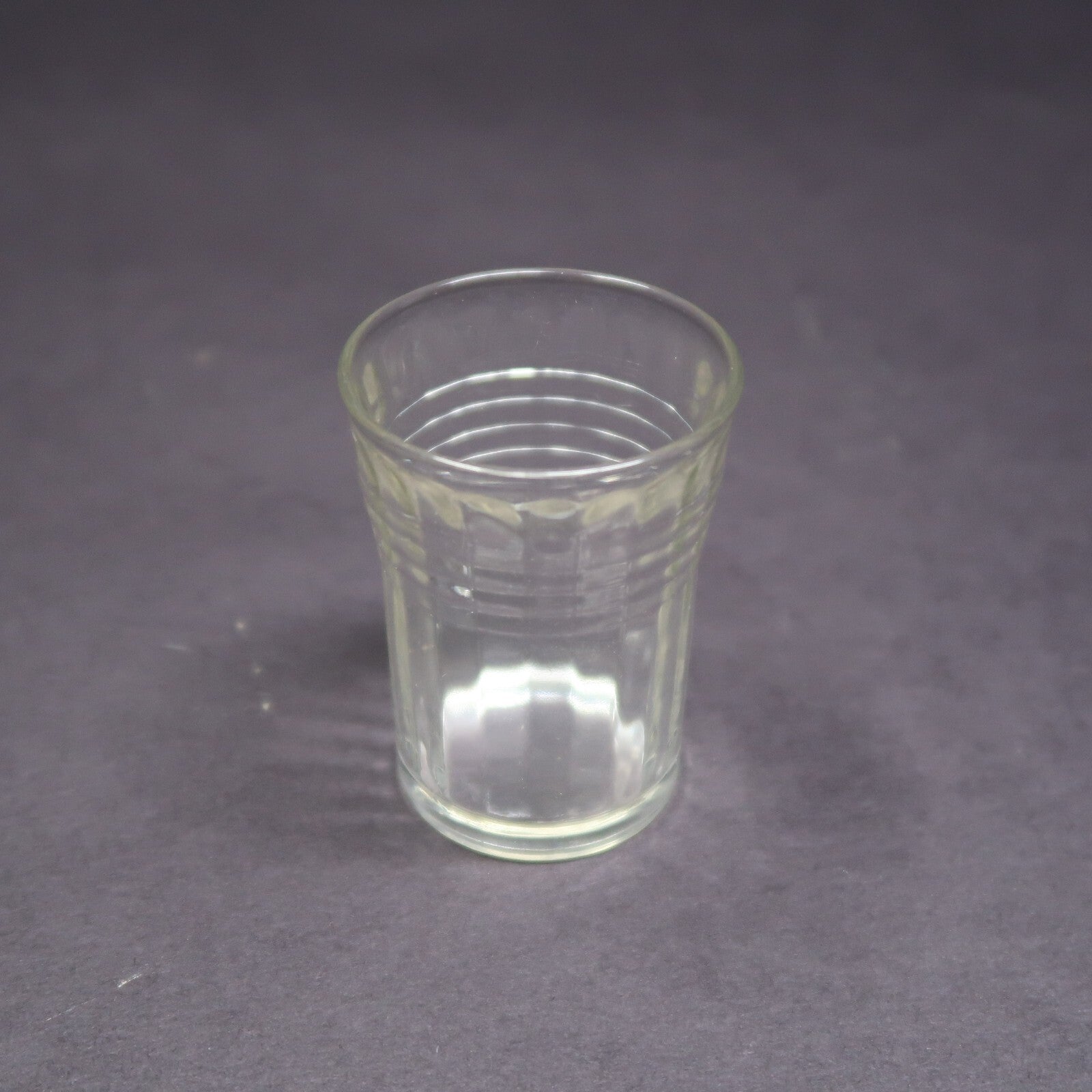 Light Pink Colored Retro Shot Glass H 2.2"