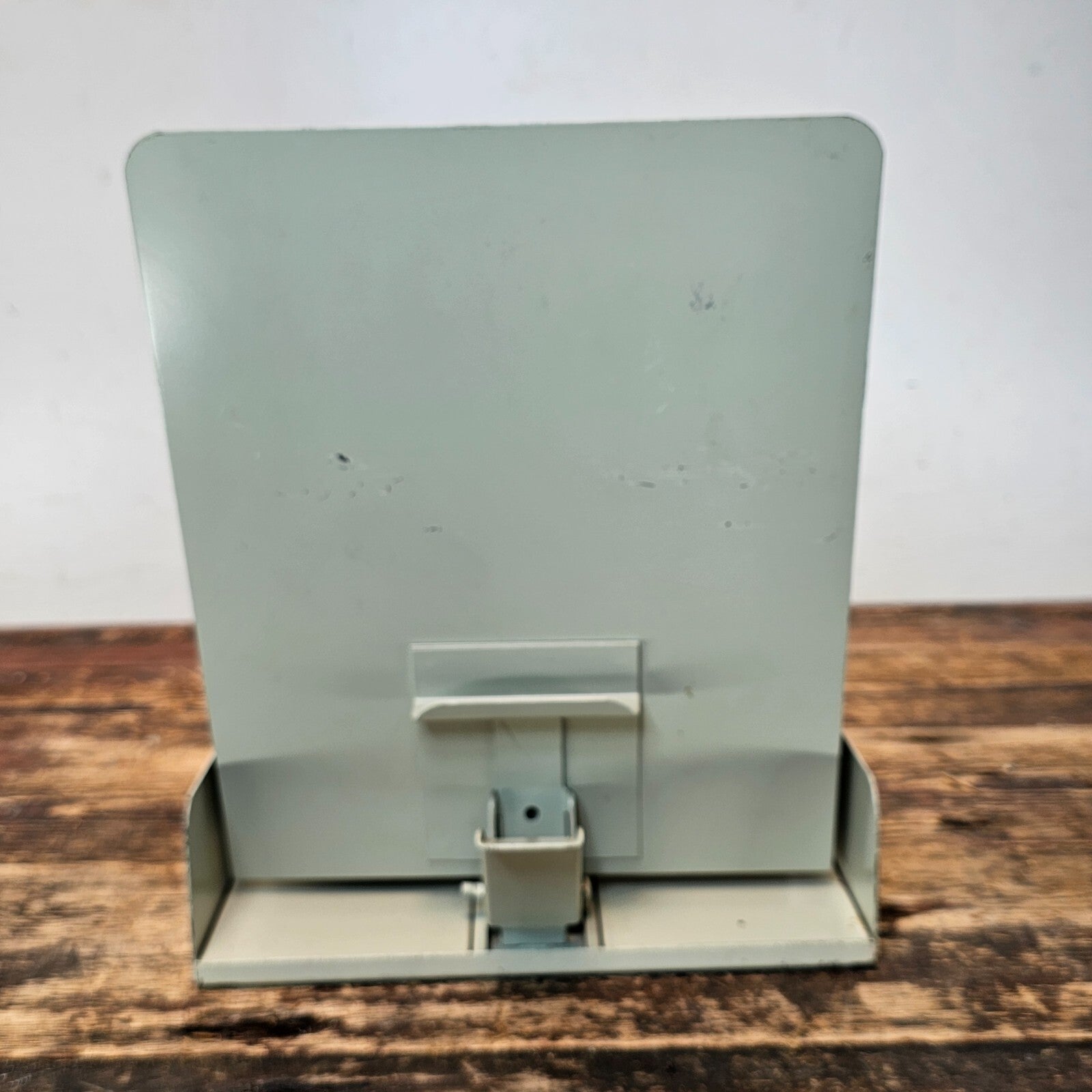 Vintage Mid-Century Metal File Organizer in Light Beige