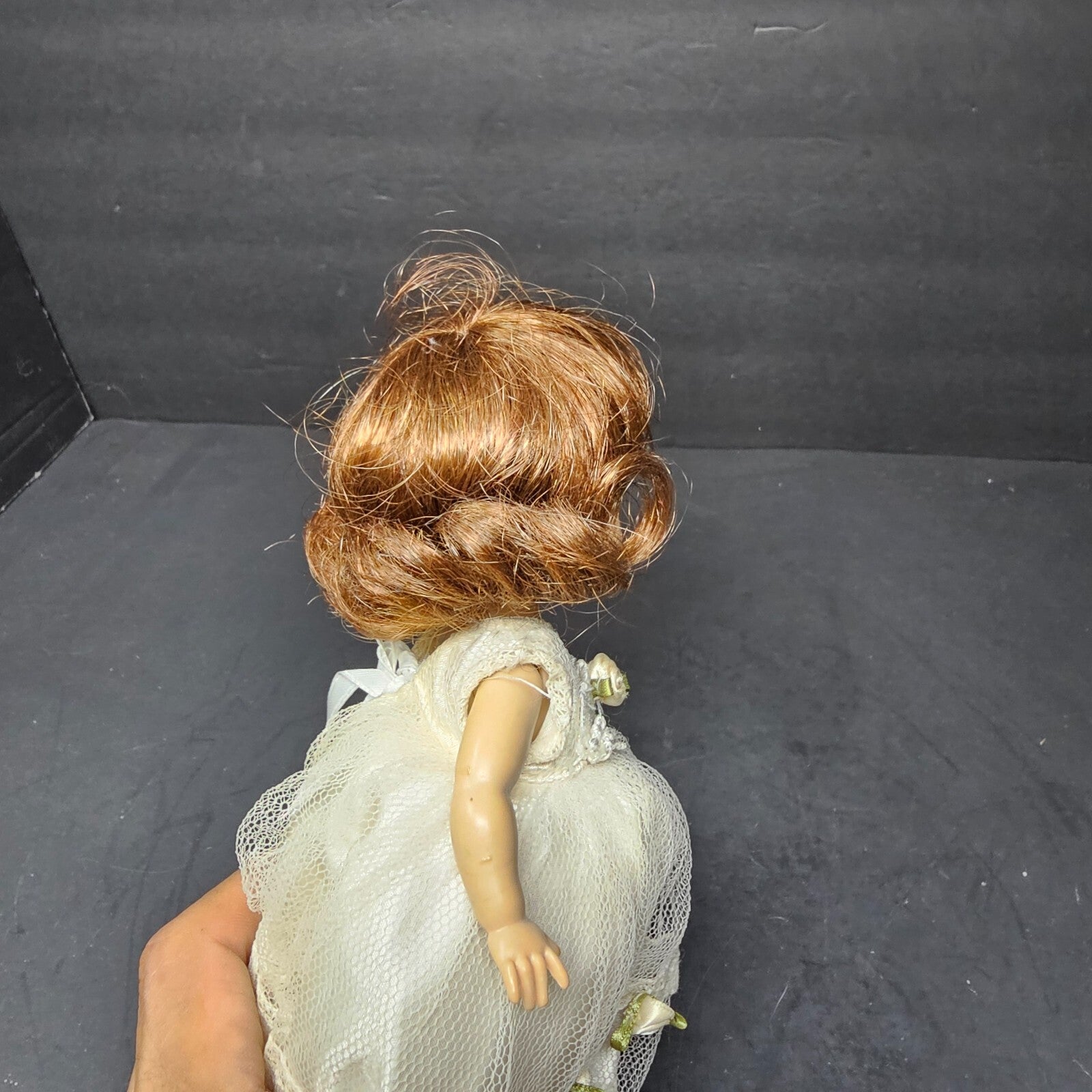Vogue Ginny Bride Doll 8" Straight Leg Walker 1950's Made In USA