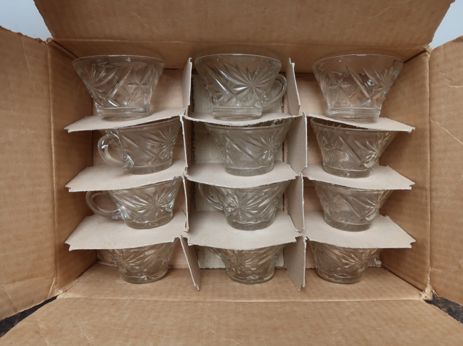 Vintage Indiana Glass Colony Whitehall Clear Snack Plates & Punch Bowl