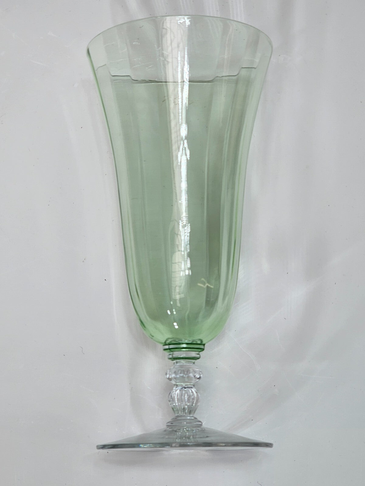 Huntington Glass X101 Green Iced Tea / Water 7.5" H (B)