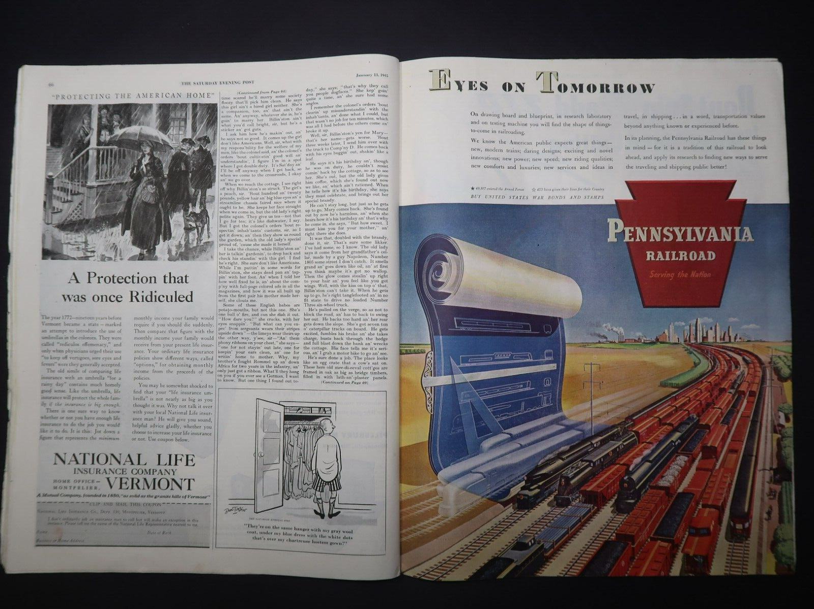 Saturday Evening Post Magazine 1945 January 13 Stevan Dohanos