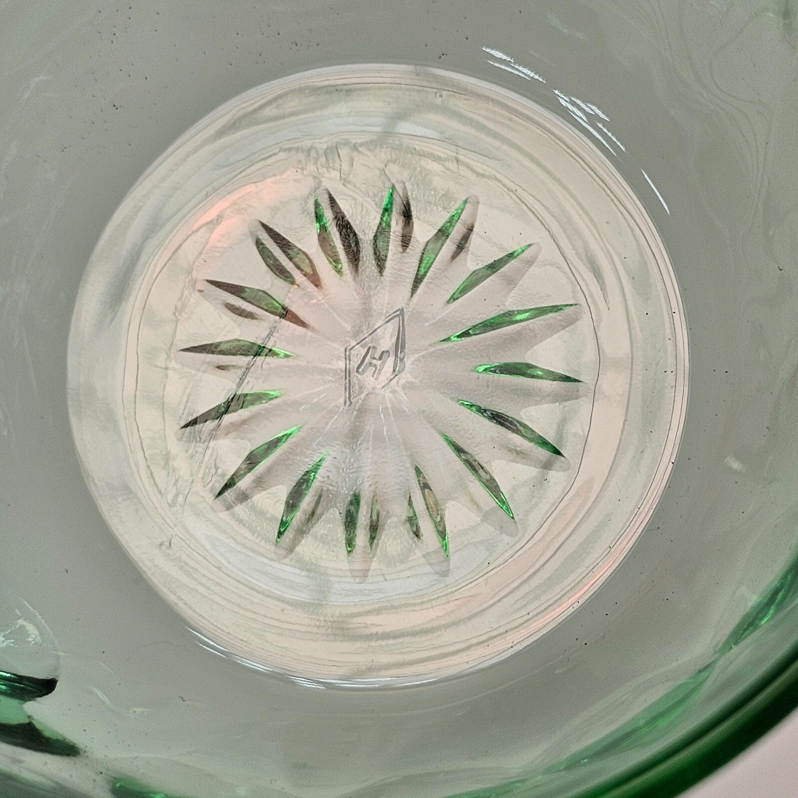 Heisey Yeoman Moongleam Green Punch Cup