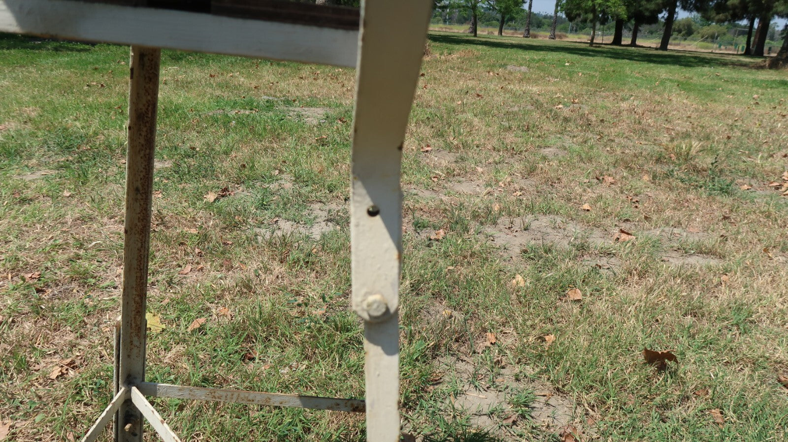 Vintage Angle Steel Stool Industrial Stool Plant Stand Weathered
