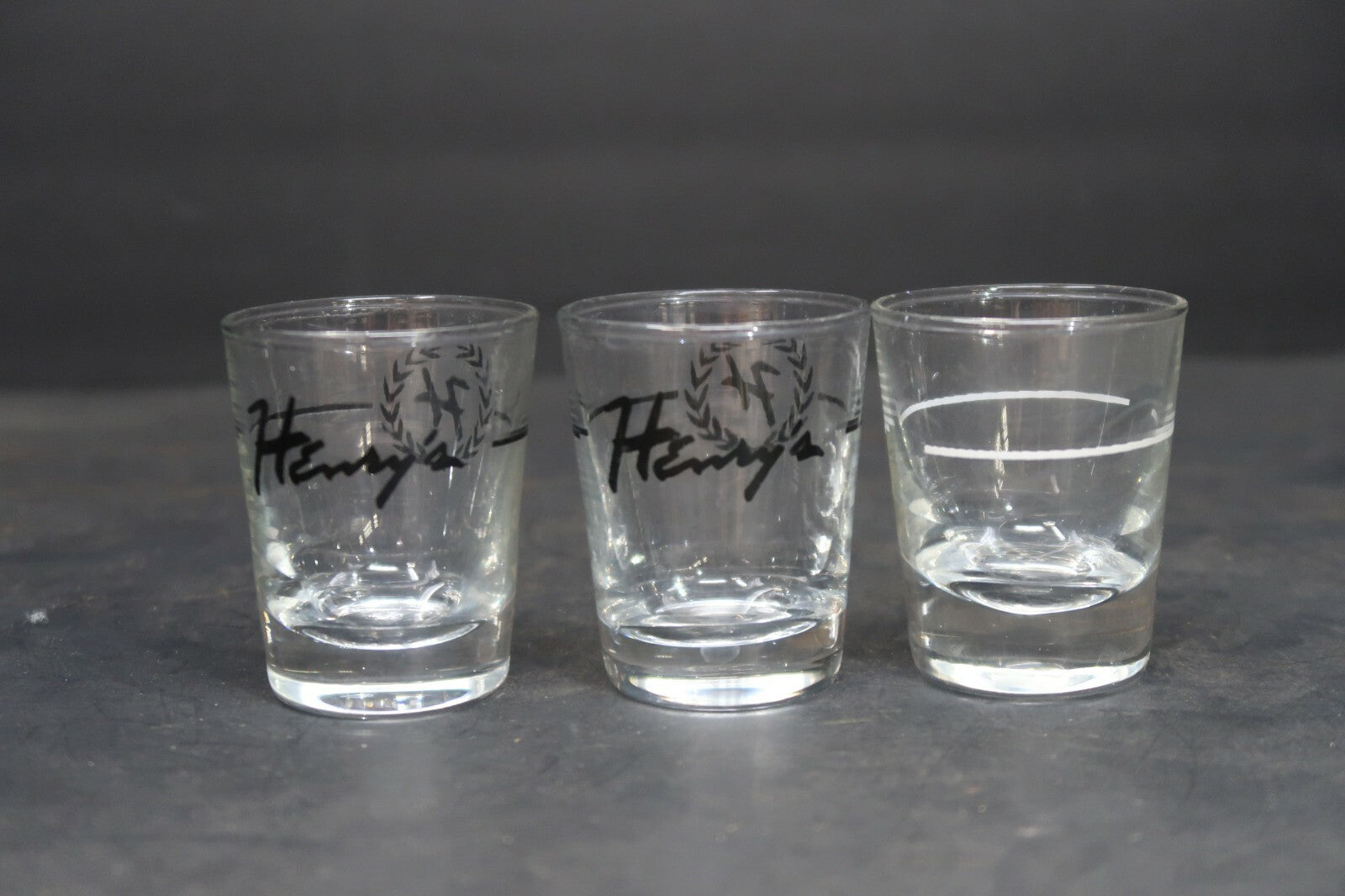 Lot of 3 Vintage Souvenir Shot Glasses