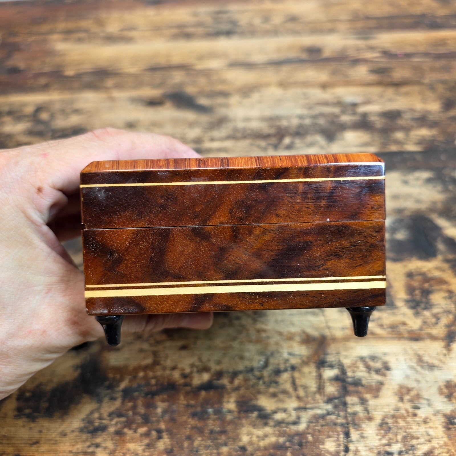 Vintage Reuge Inlaid Music Box – Chopin “Tristesse” / Slide Switch Mechanism