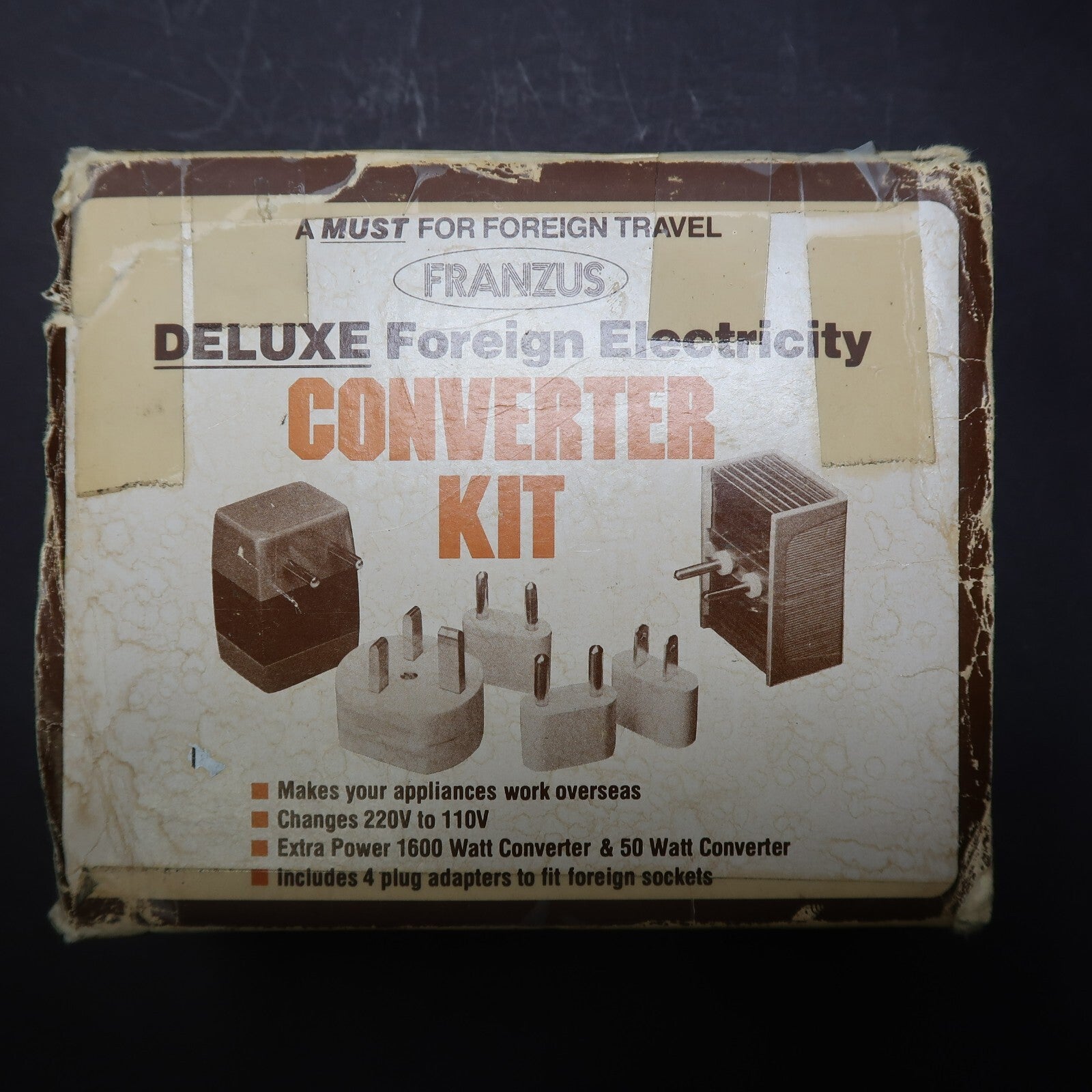 Franzus Deluxe Foreign Electricity Converter Kit Model TK-16