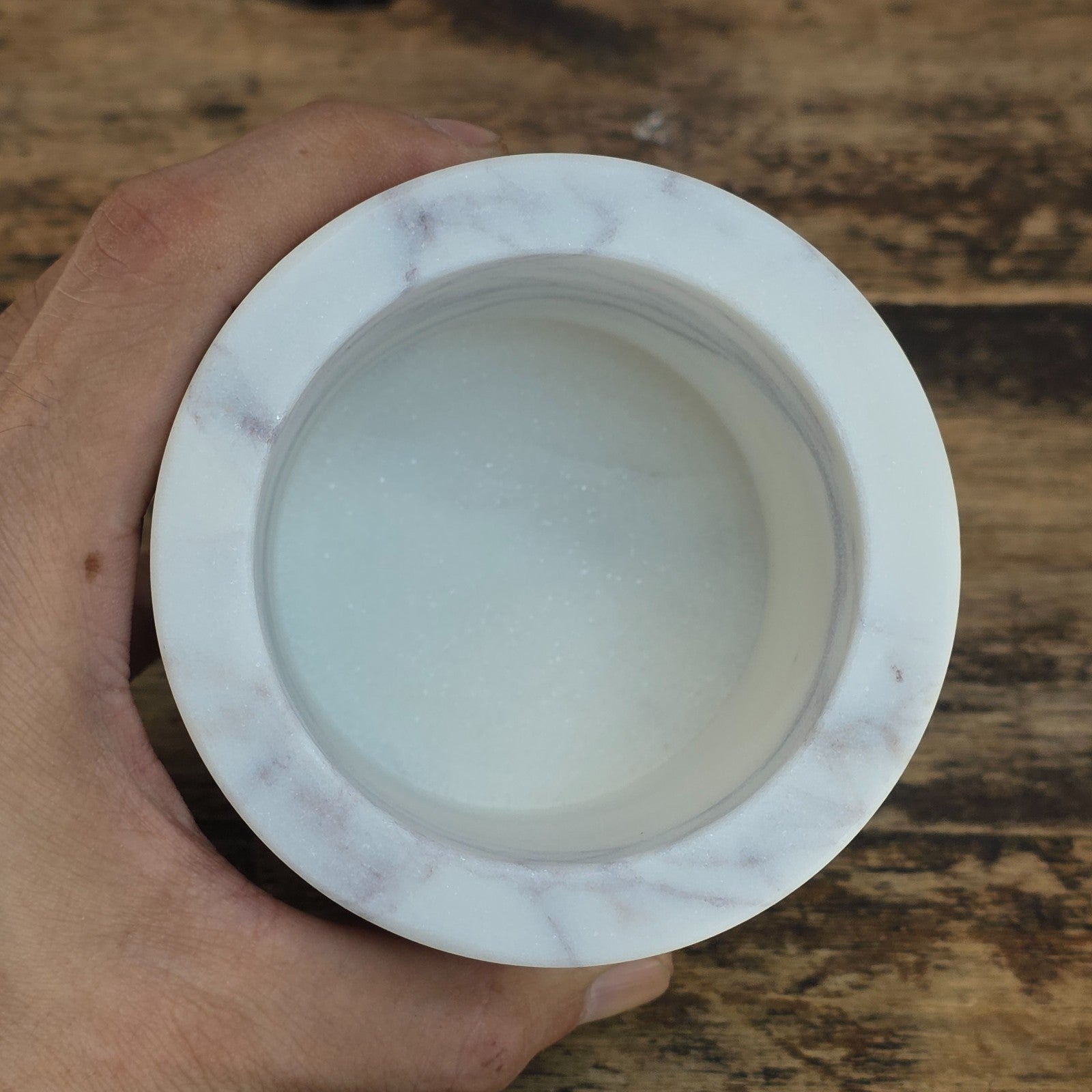 Threshold Marble Lidded Canister - Target (2016) - Bathroom / Kitchen Jar