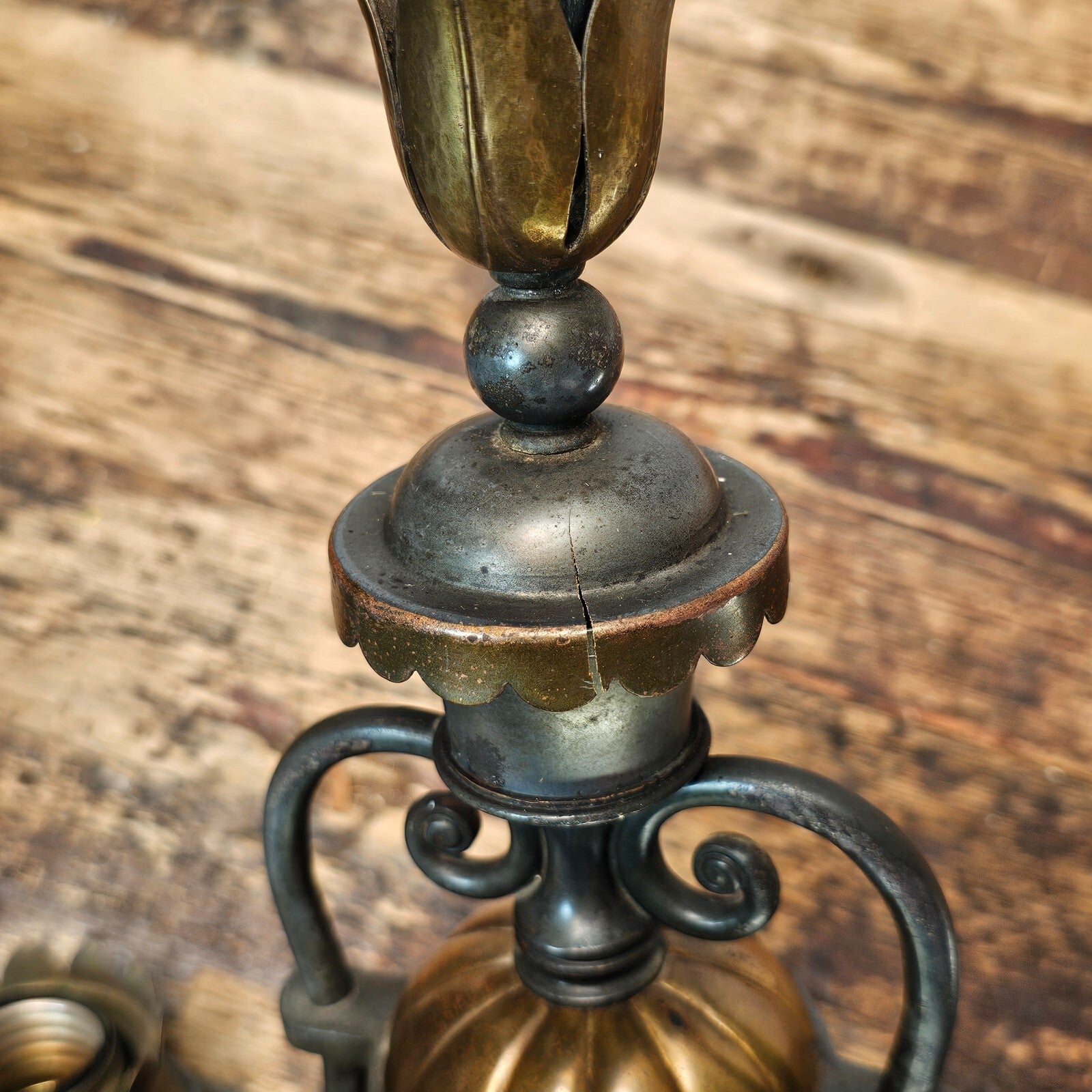 Antique Victorian Style Double-Arm Wall Sconce (Pair)