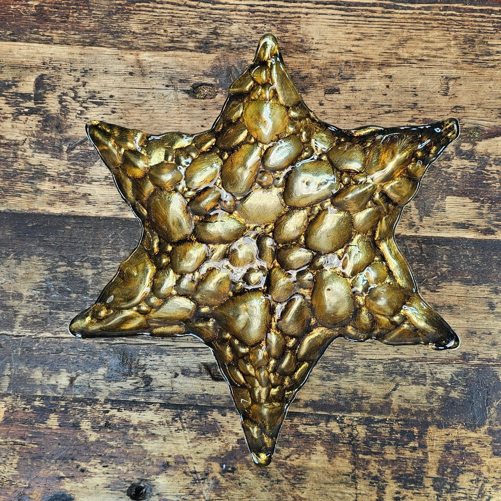 Set of 2 Z Gallerie "Arda" Pebble Star Bowl Set