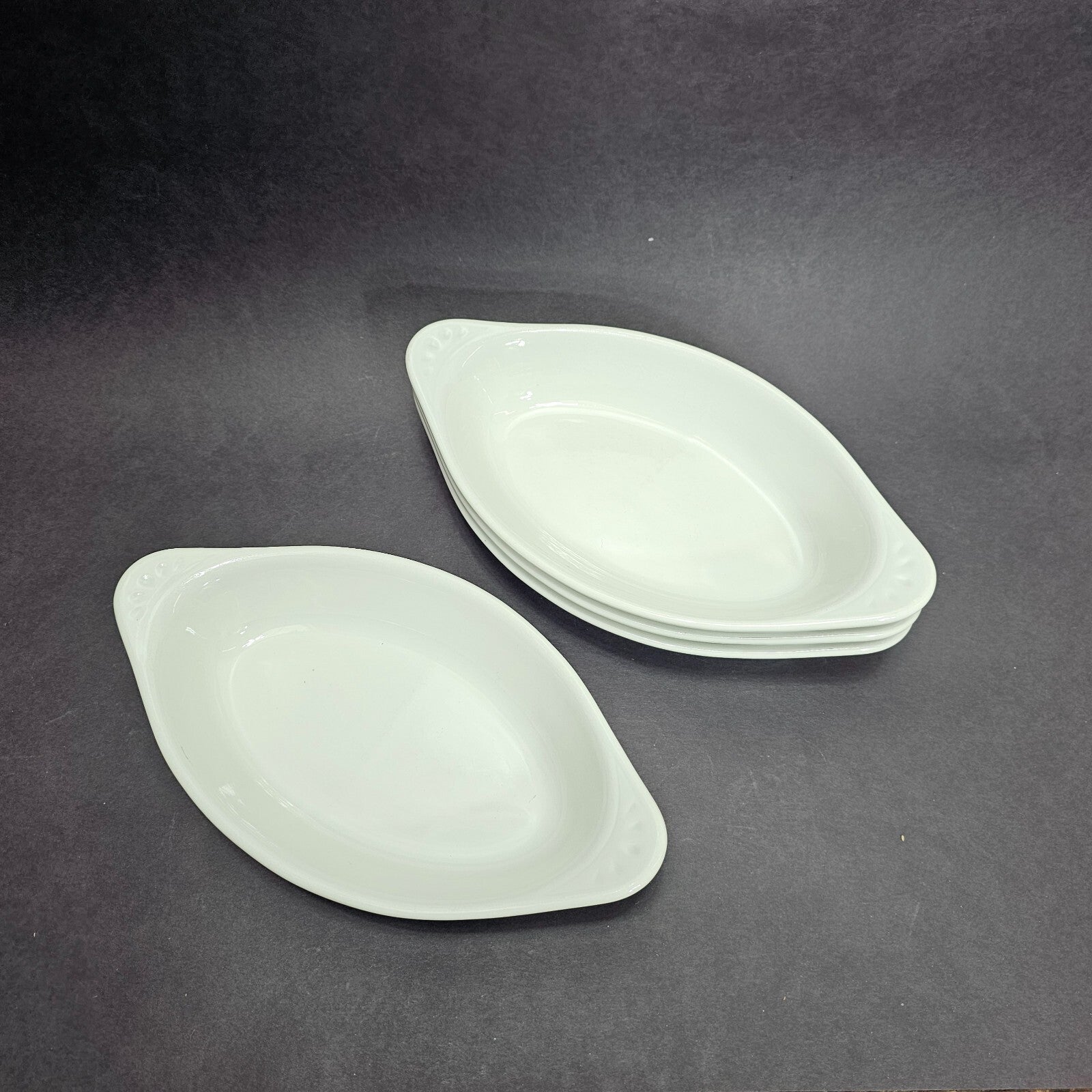 Set of 4 Inter American Porcelain Poland # 4.4.8 Casserole Dish Vintage