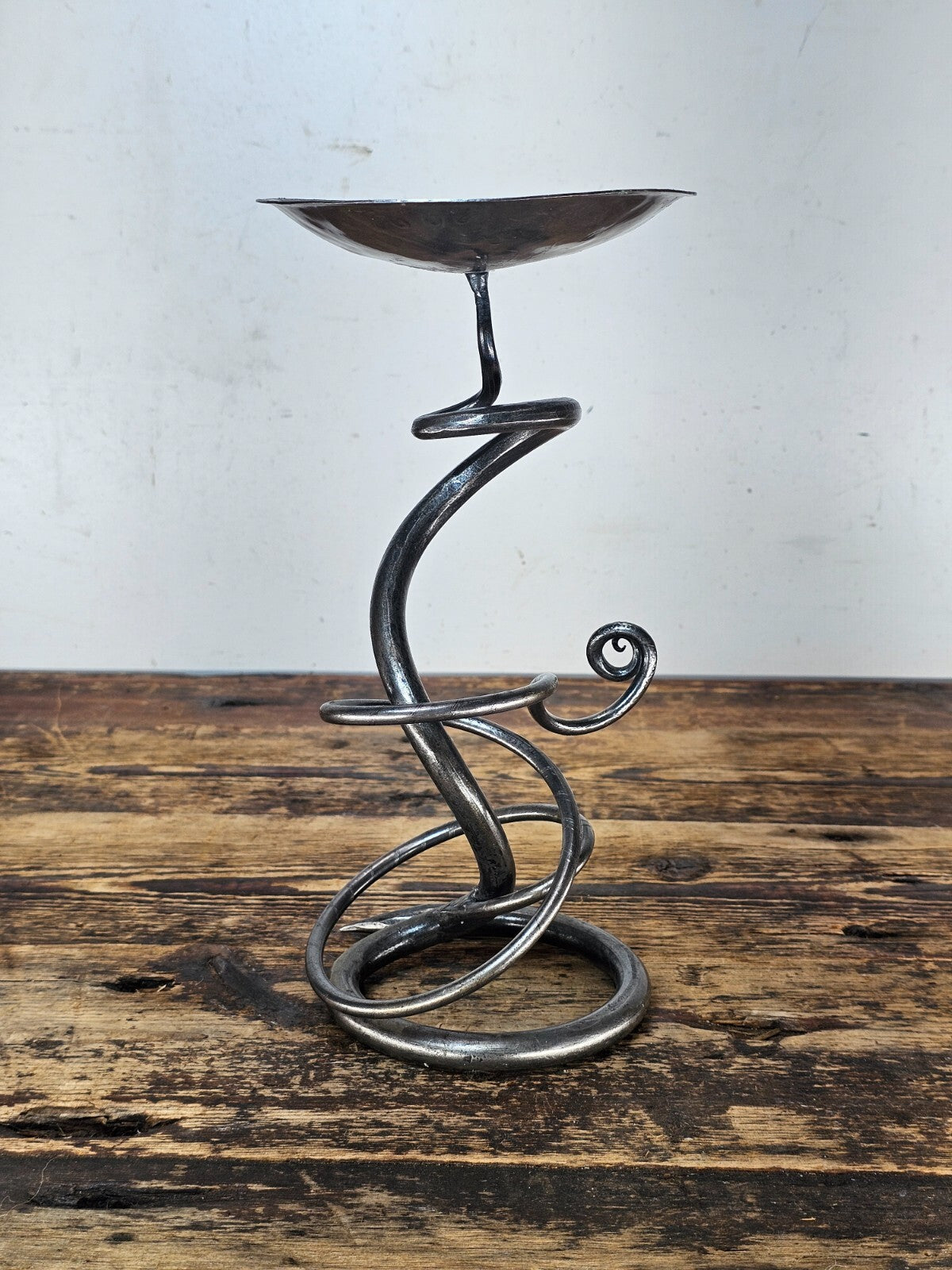 Belltrees Forge Single Tangle Handforged Candlestick From UK 11"H