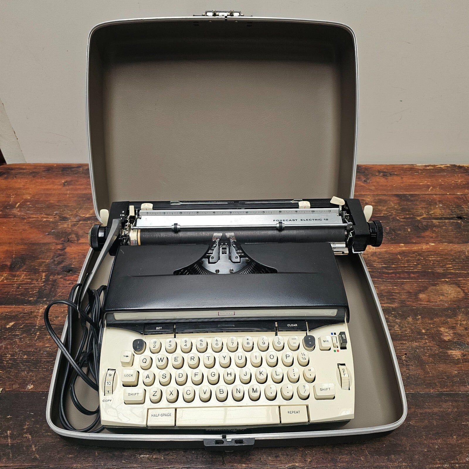 Vintage Sears Forecast Electric 12 With Case (Sold As Is)