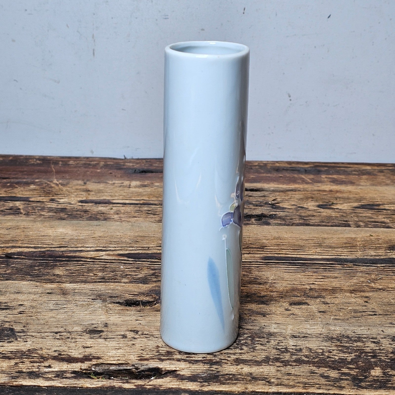 Vintage Otagiri Japan Floral Lite Hand Painted Vase