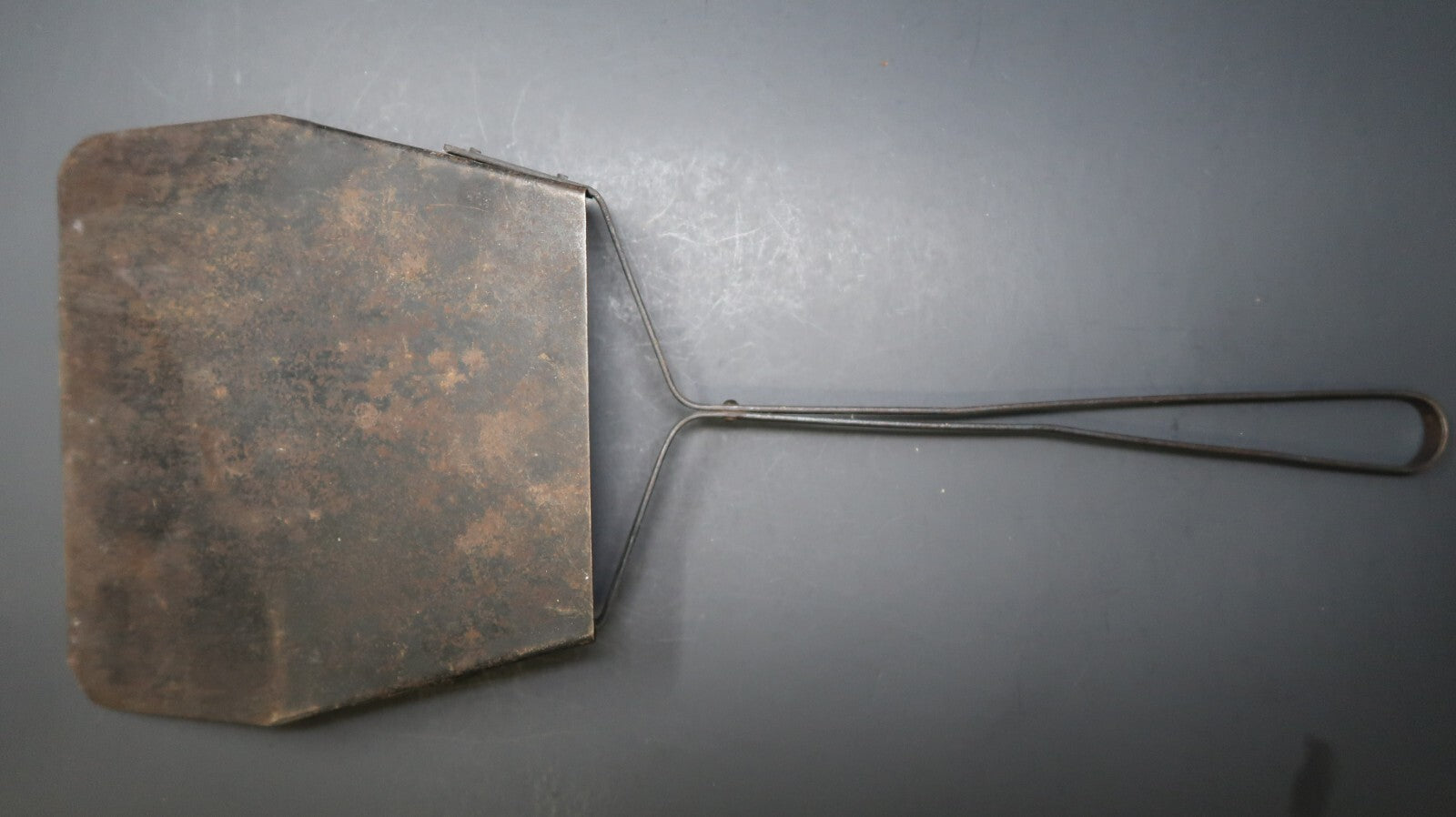 Antique Blacksmith Forged Fireplace Ash Shovel