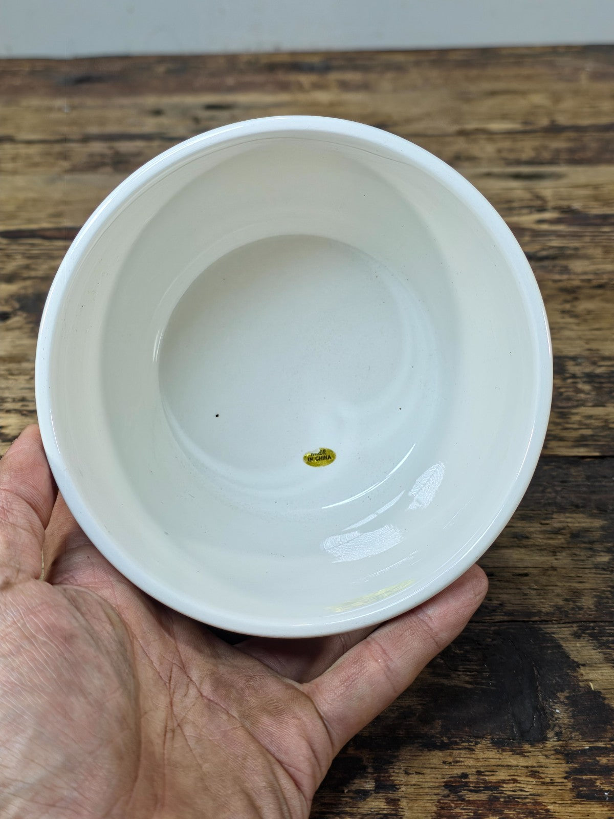 White to Blue Gray Gradient Ceramic Planter 5.25" — Modern Ombre Pot