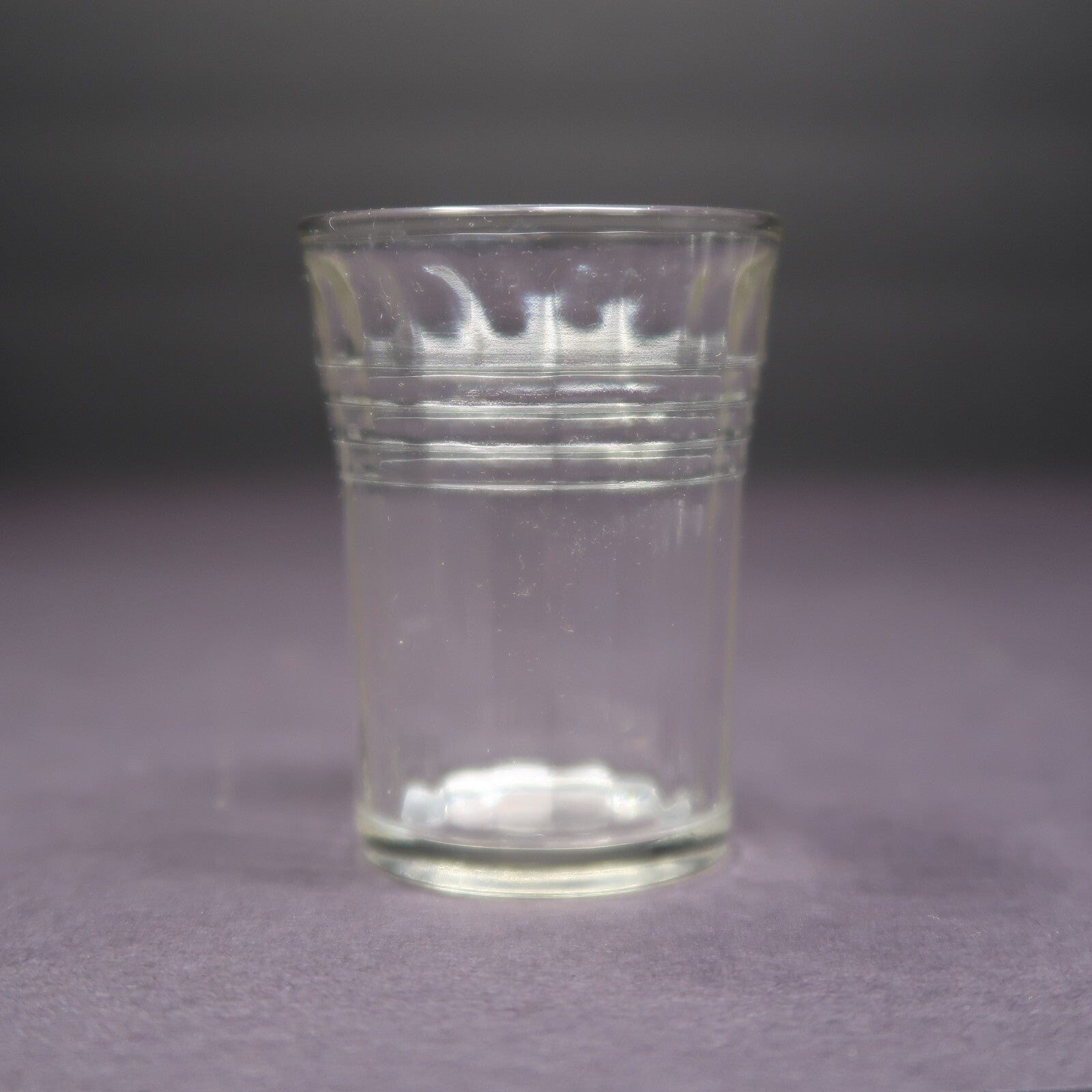 Light Pink Colored Retro Shot Glass H 2.2"