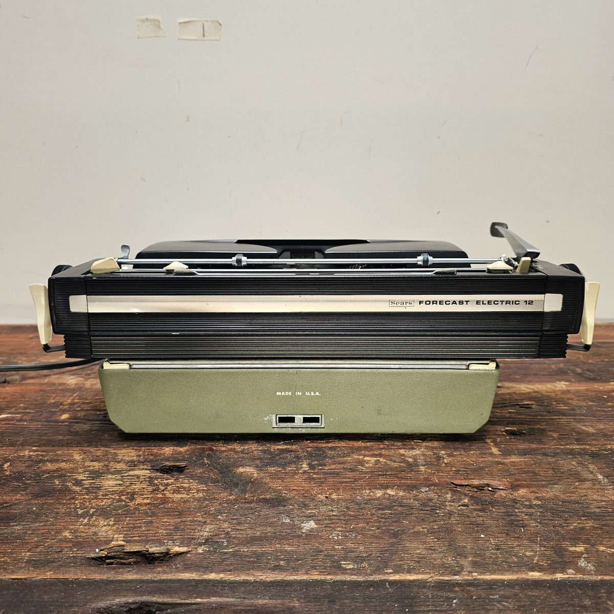 Vintage Sears Forecast Electric 12 With Case (Sold As Is)