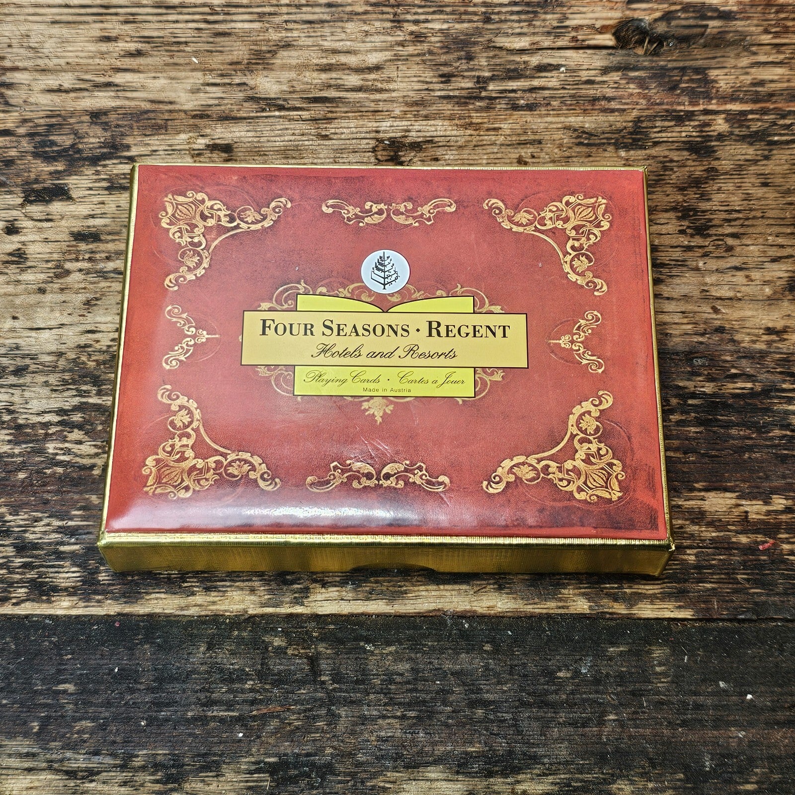 Vintage Four Seasons Regent Hotels Resorts Playing Cards - Made in Austria