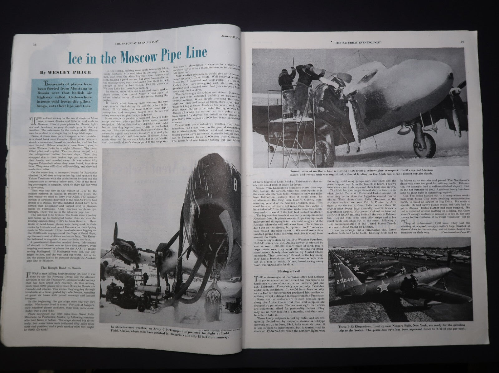 Saturday Evening Post Magazine 1945 January 13 Stevan Dohanos