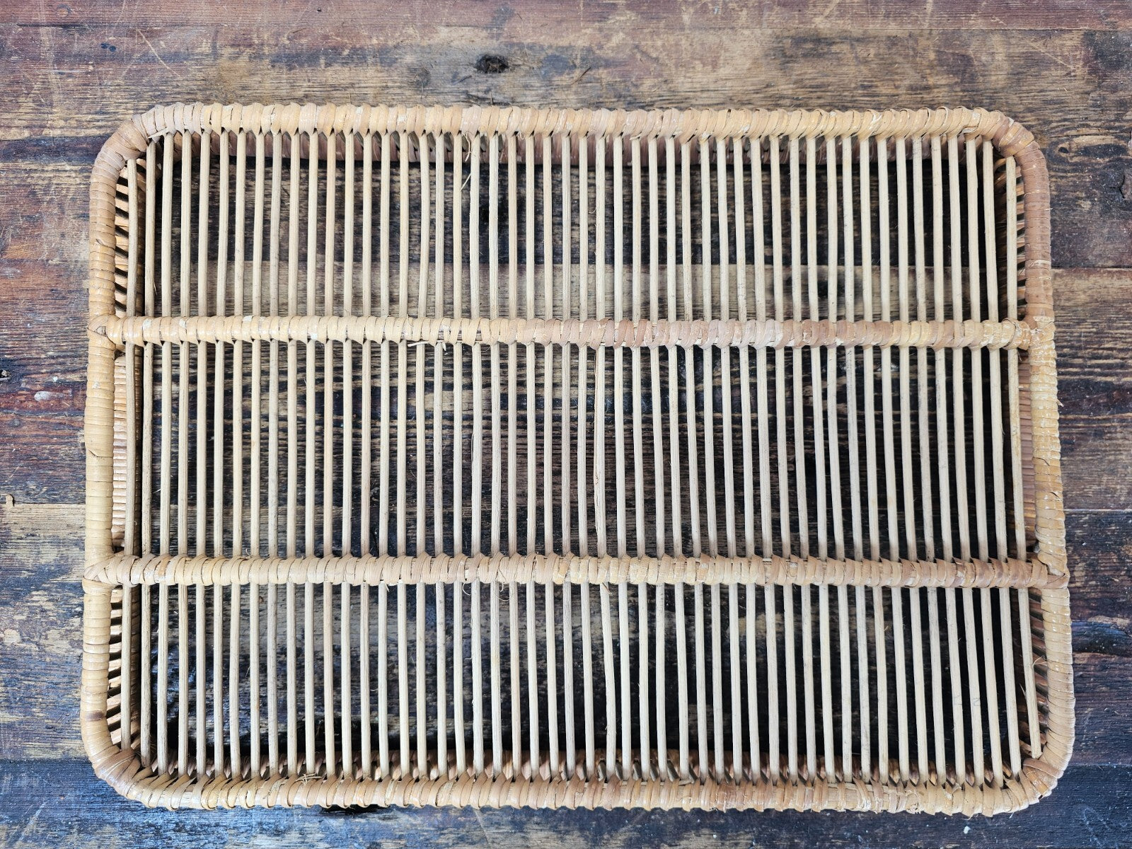 Artek Finland Danish Modern Rattan Tray 1960s