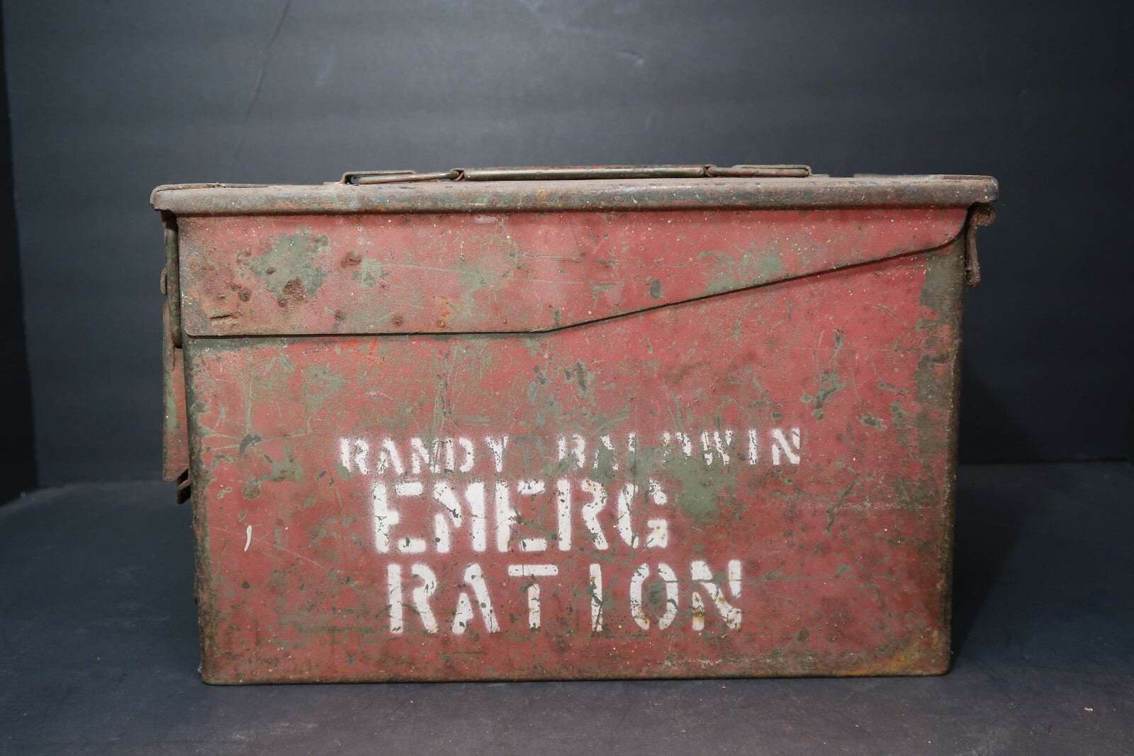 Vintage Ammo Can Metal Container US Military Issue Gear Storage