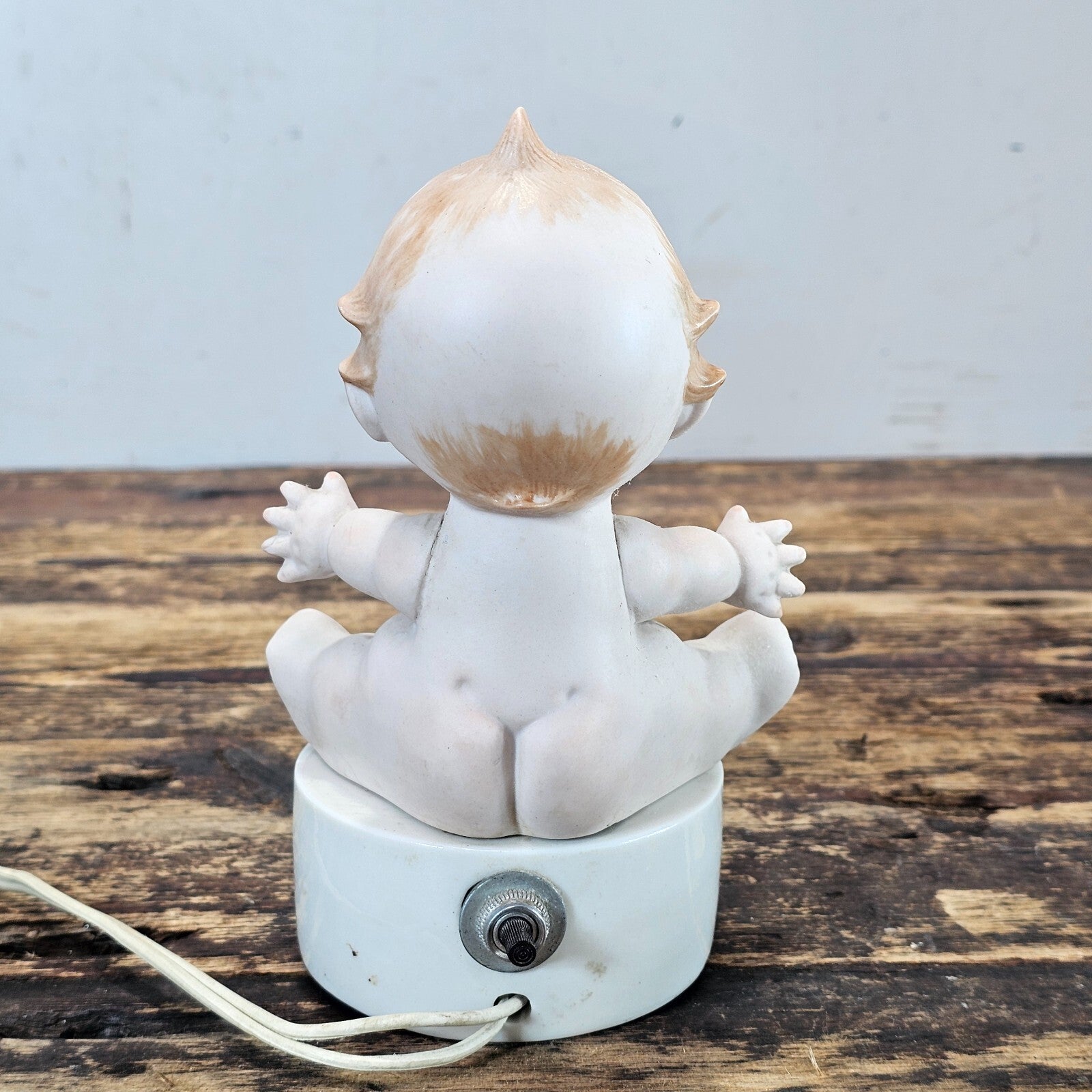 Vintage Kewpie Baby Doll Bisque Lamp